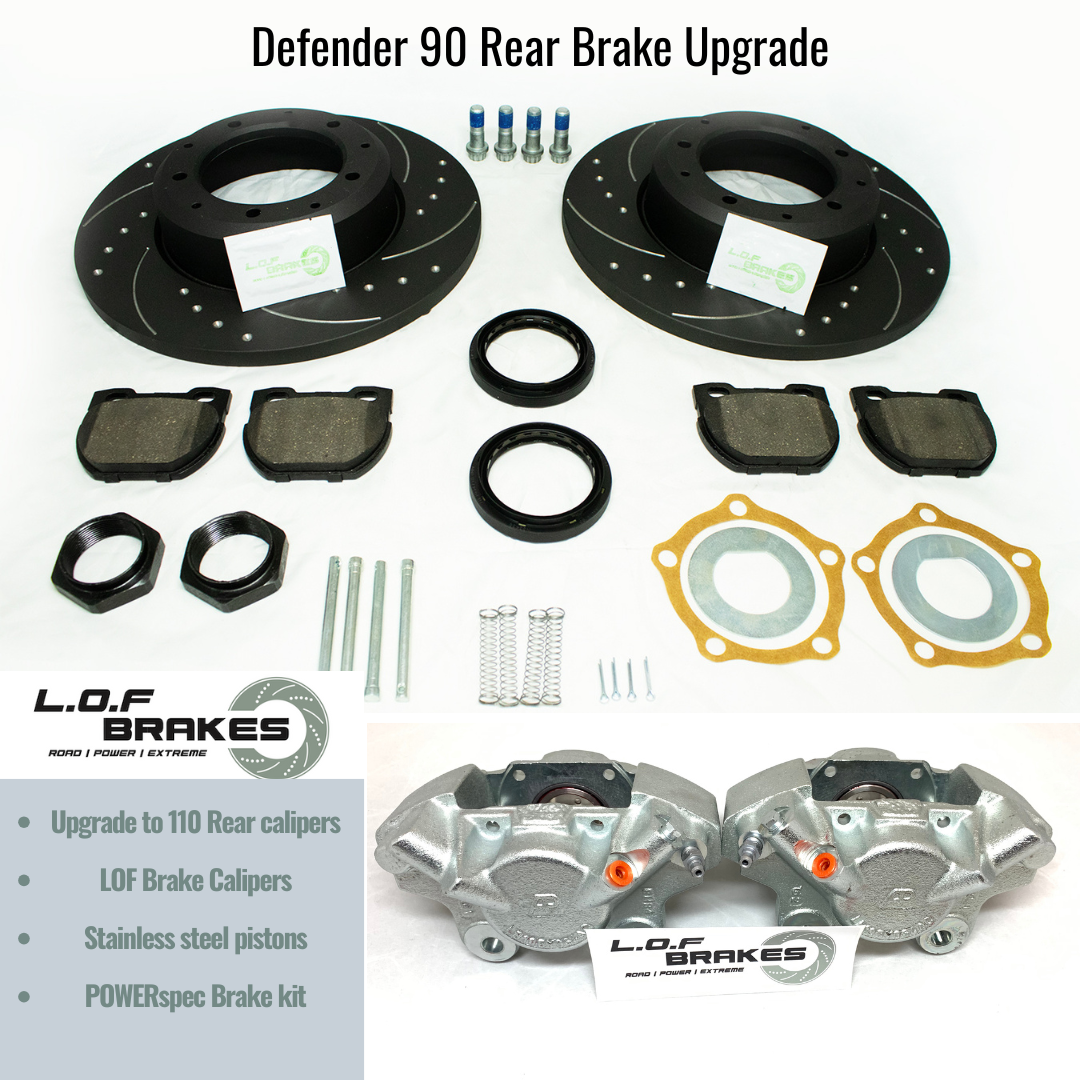 LOF POWERspec Rear Big Brake Kit - Defender 90