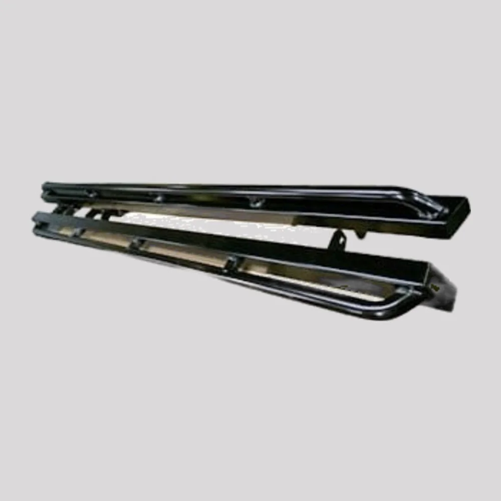 Defender 110 Tree Sliders – 48mm tube, Black powder coated – DDS Metals