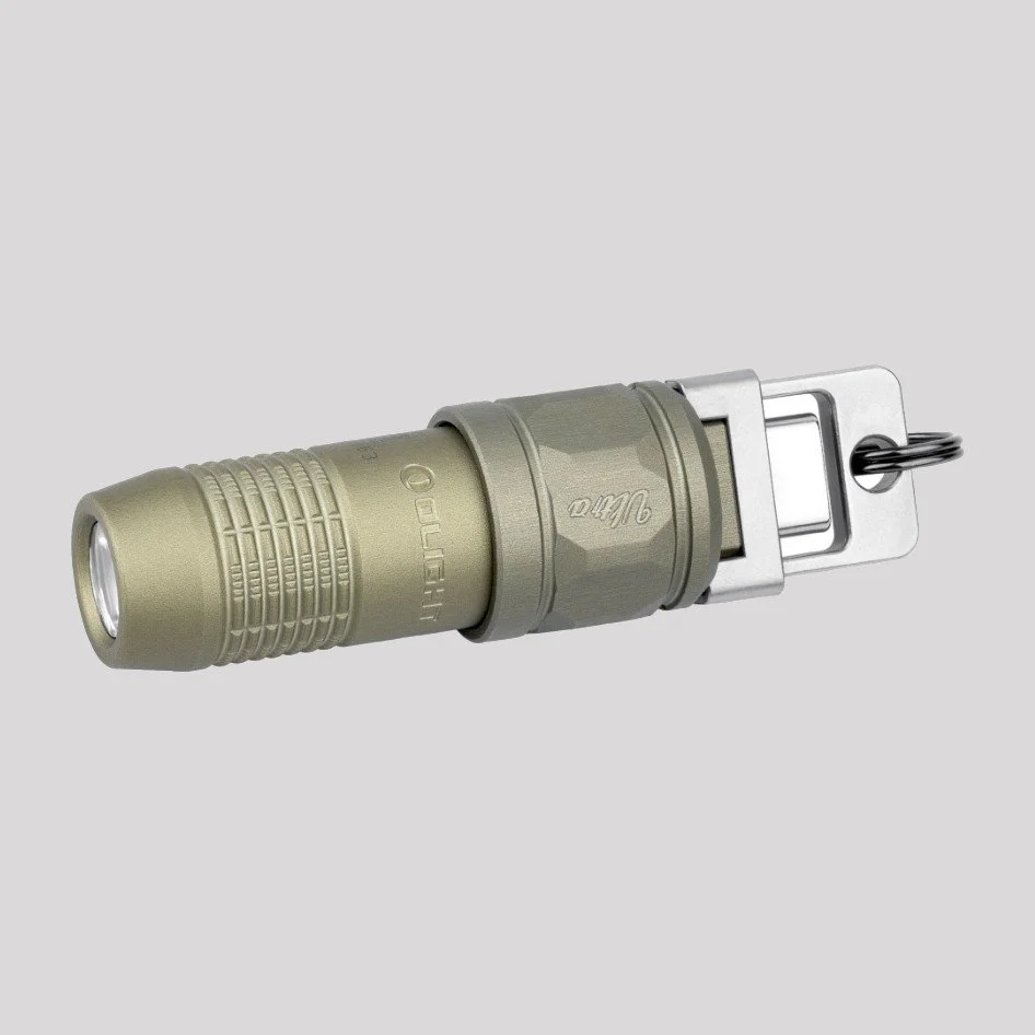 Olight iUltra OAL rechargeable keychain torch in Olive Green (photo 1 of 8)
