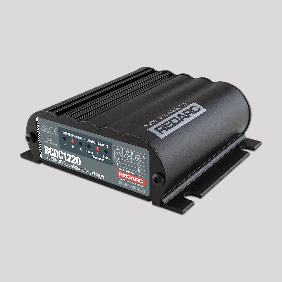 REDARC 12V 20A DC-DC 3 Stage Battery Charger (BCDC1220)