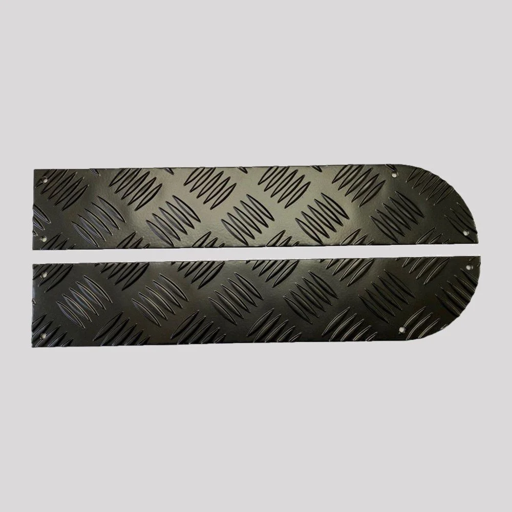 Series & Defender Chequer Plate Front Bumper End Covers – DDS Metals