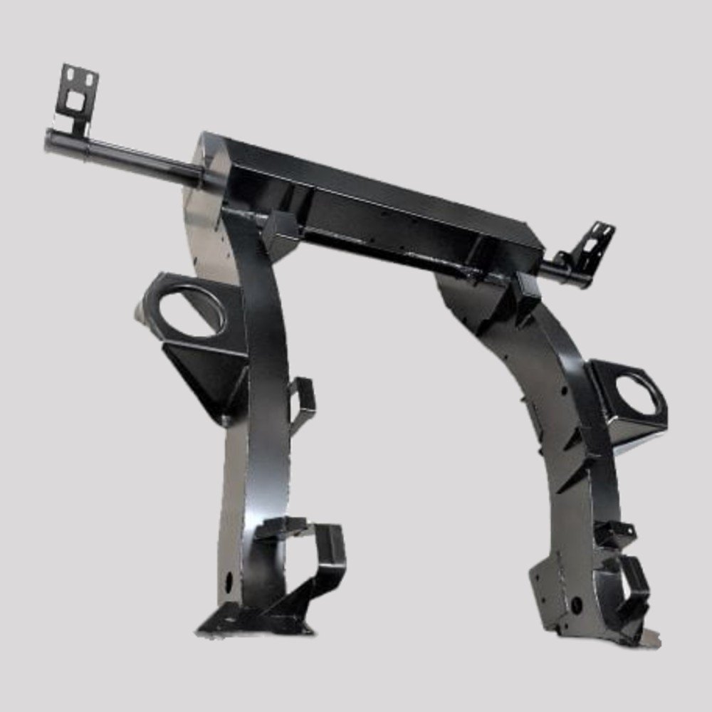 Defender 90 Tdi Rear Half Chassis (1400mm Legs) – Black powder coated – DDS Metals