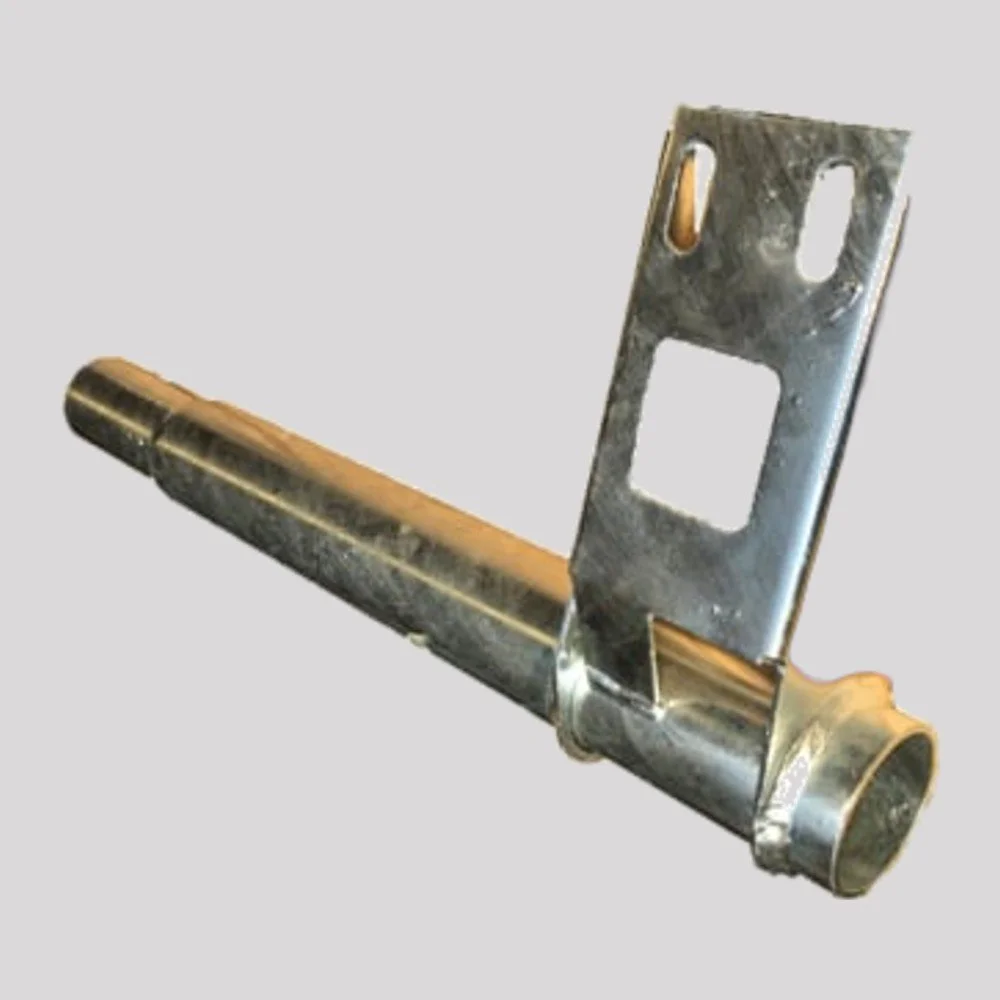 Defender 90 Tubular Outrigger Replacement – Left, Galvanised – DDS Metals