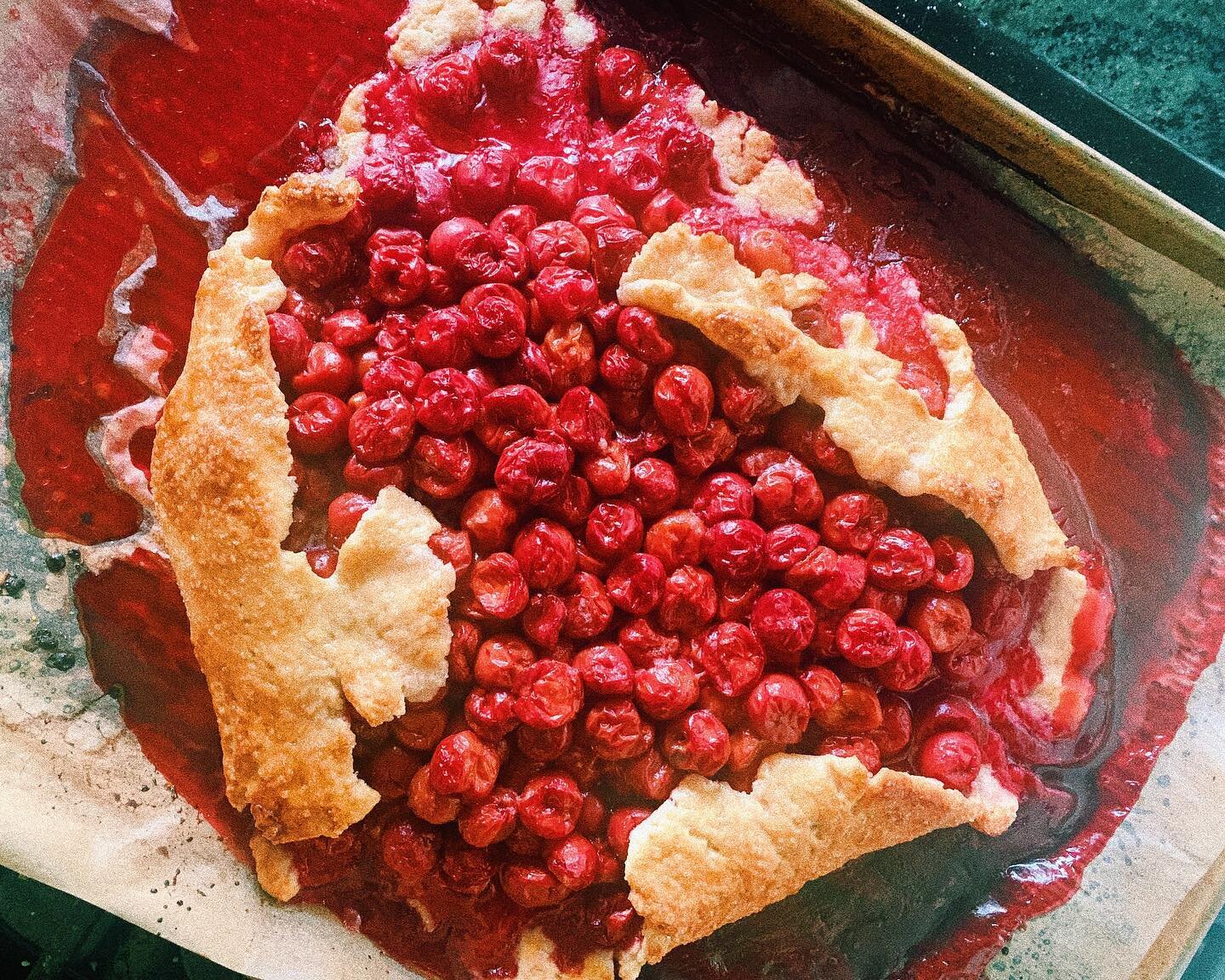 is it even a galette if it doesn&rsquo;t leak everywhere? asking for a friend 🍒