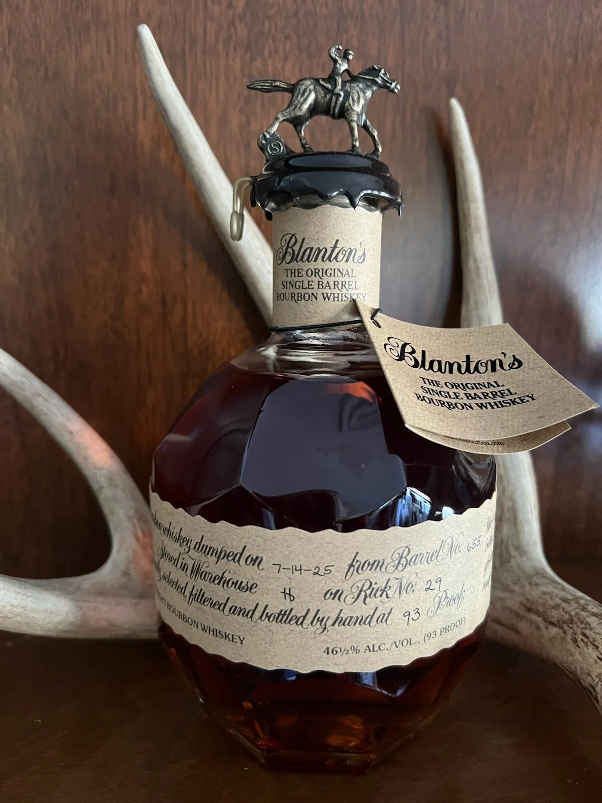 Donation of Blanton's Single Barrel Bourbon