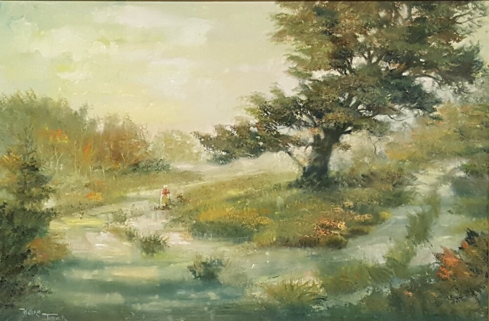 "Landscape with Figure (Dappled Things)"