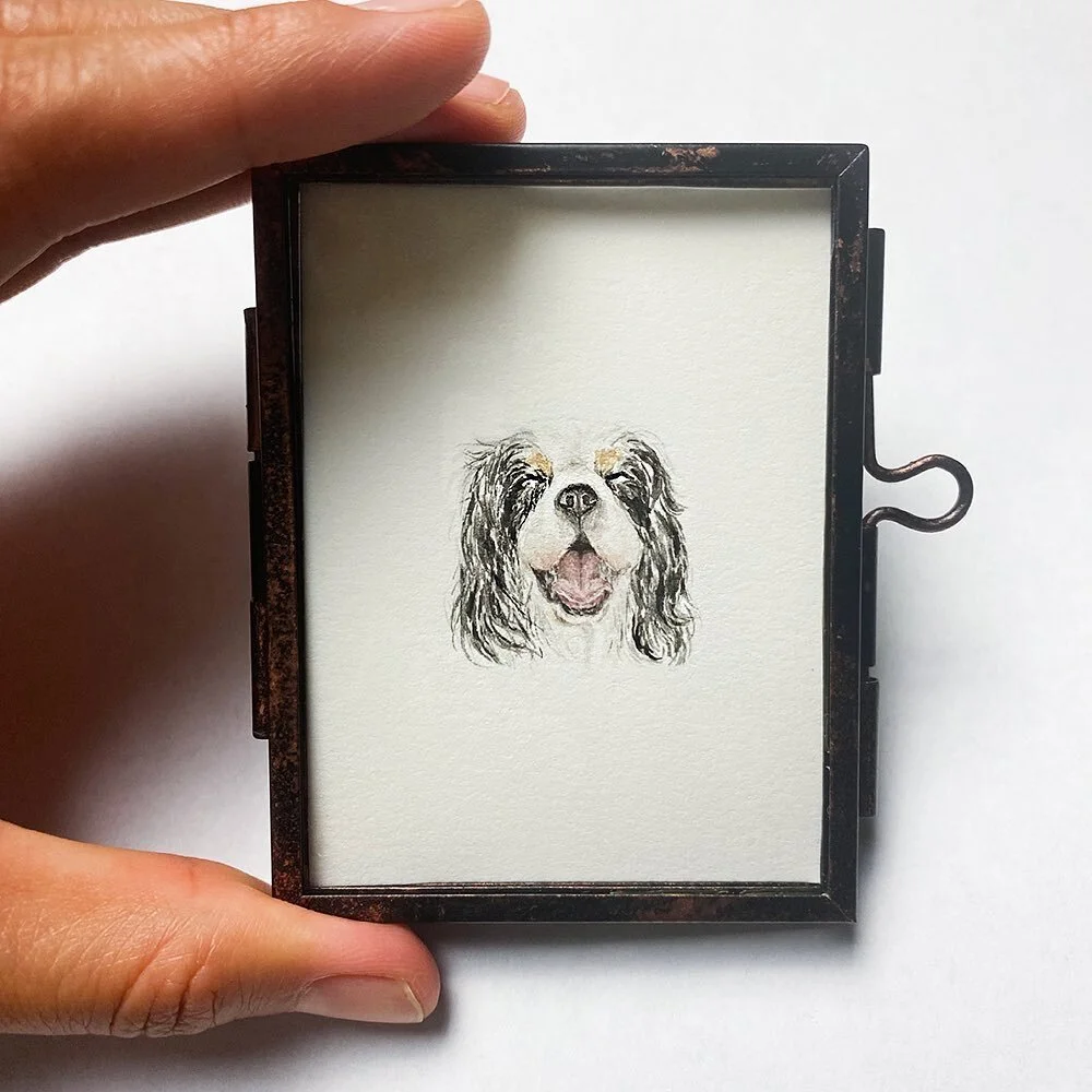 All kinds of TGIF smiles ✨
#art #petportrait #tinyart #tgif #newyork #smallbusiness #giftideas