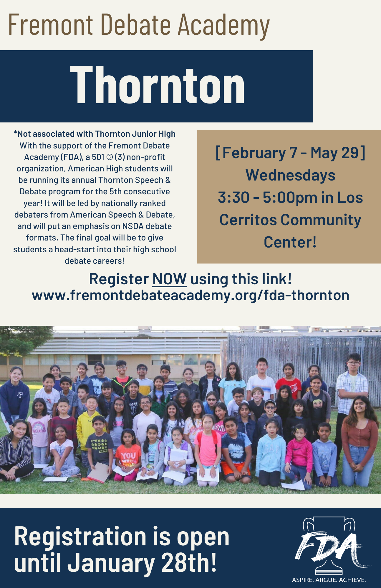 FDA Thornton — Fremont Debate Academy