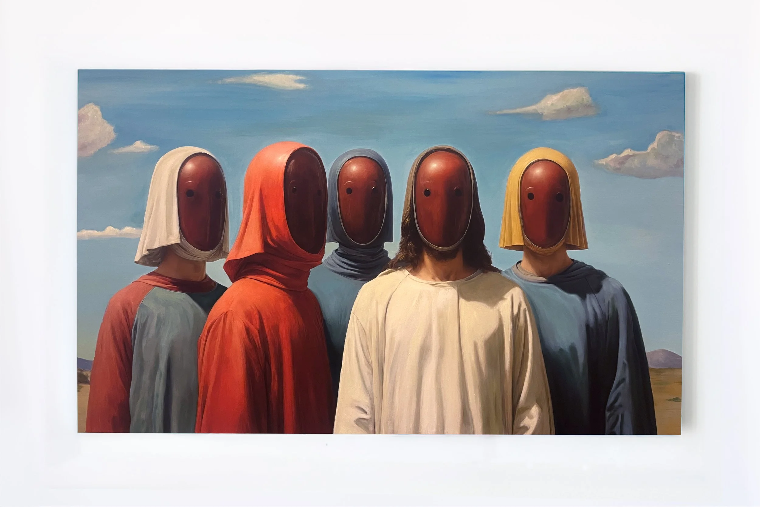 Oil on canvas
- 150 × 90 cm
