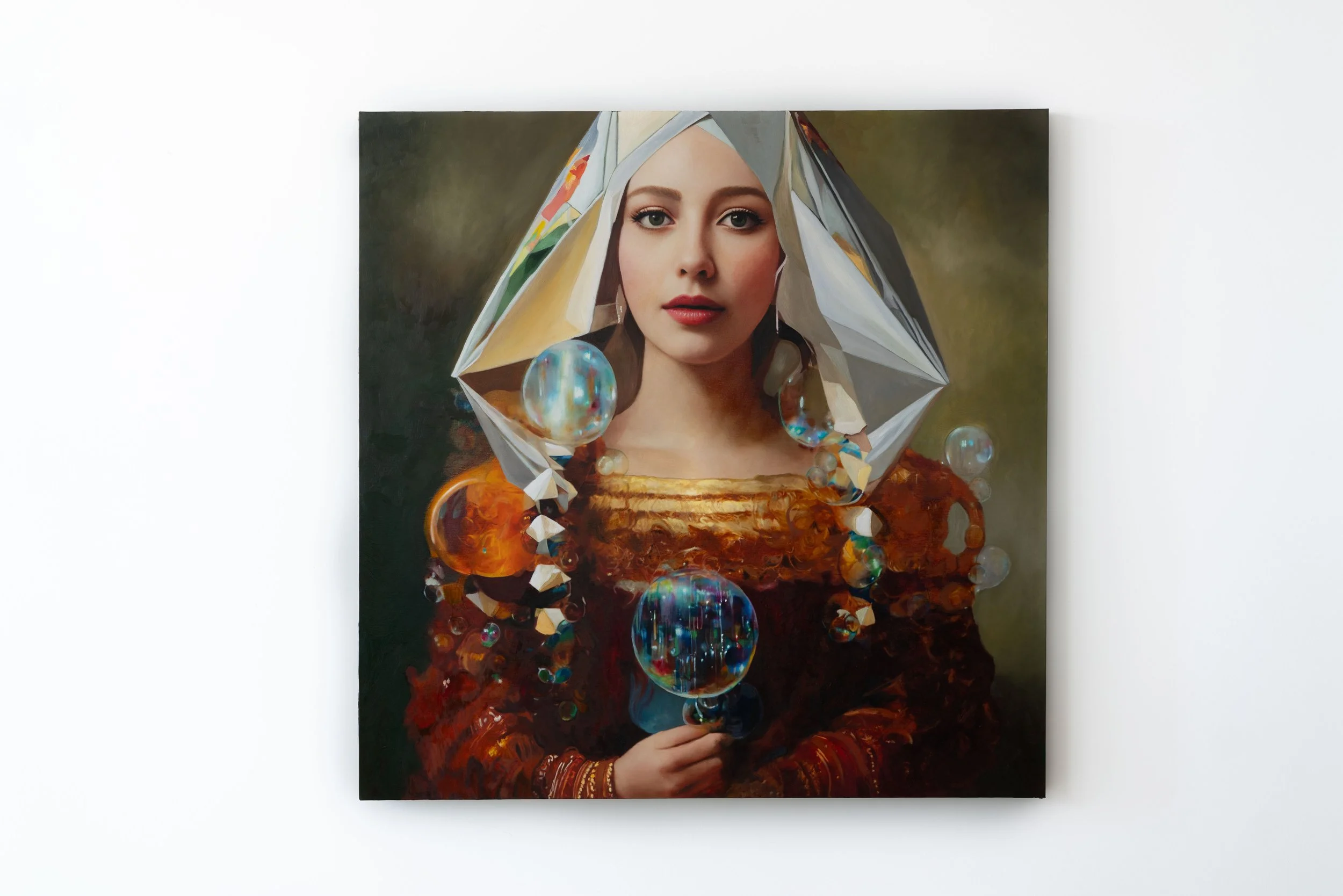 Oil on canvas

- 100 × 100 cm