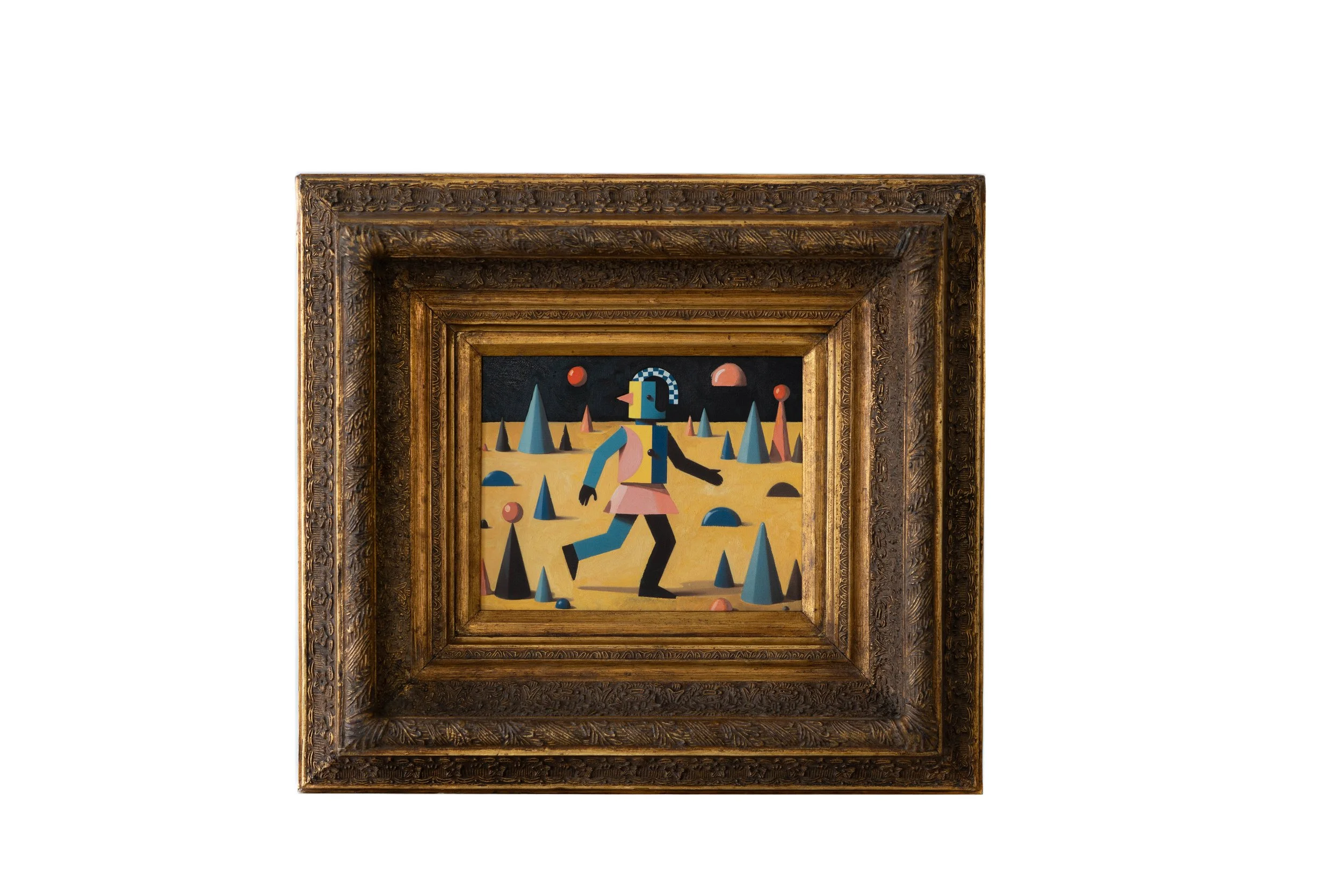 Oil on wood panel

 - 25.5 × 20.5 cm