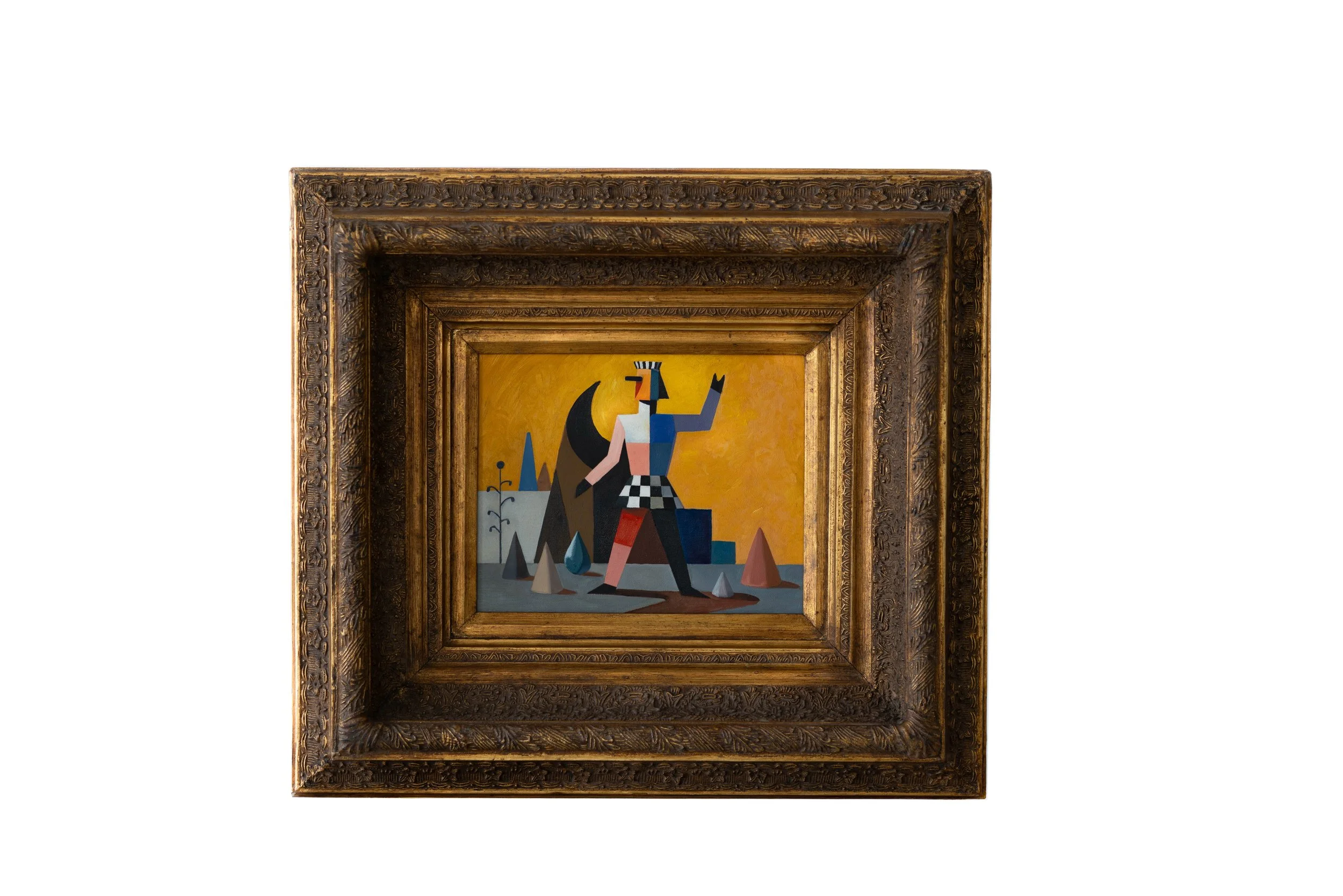 Oil on wood panel

 - 25.5 × 20.5 cm