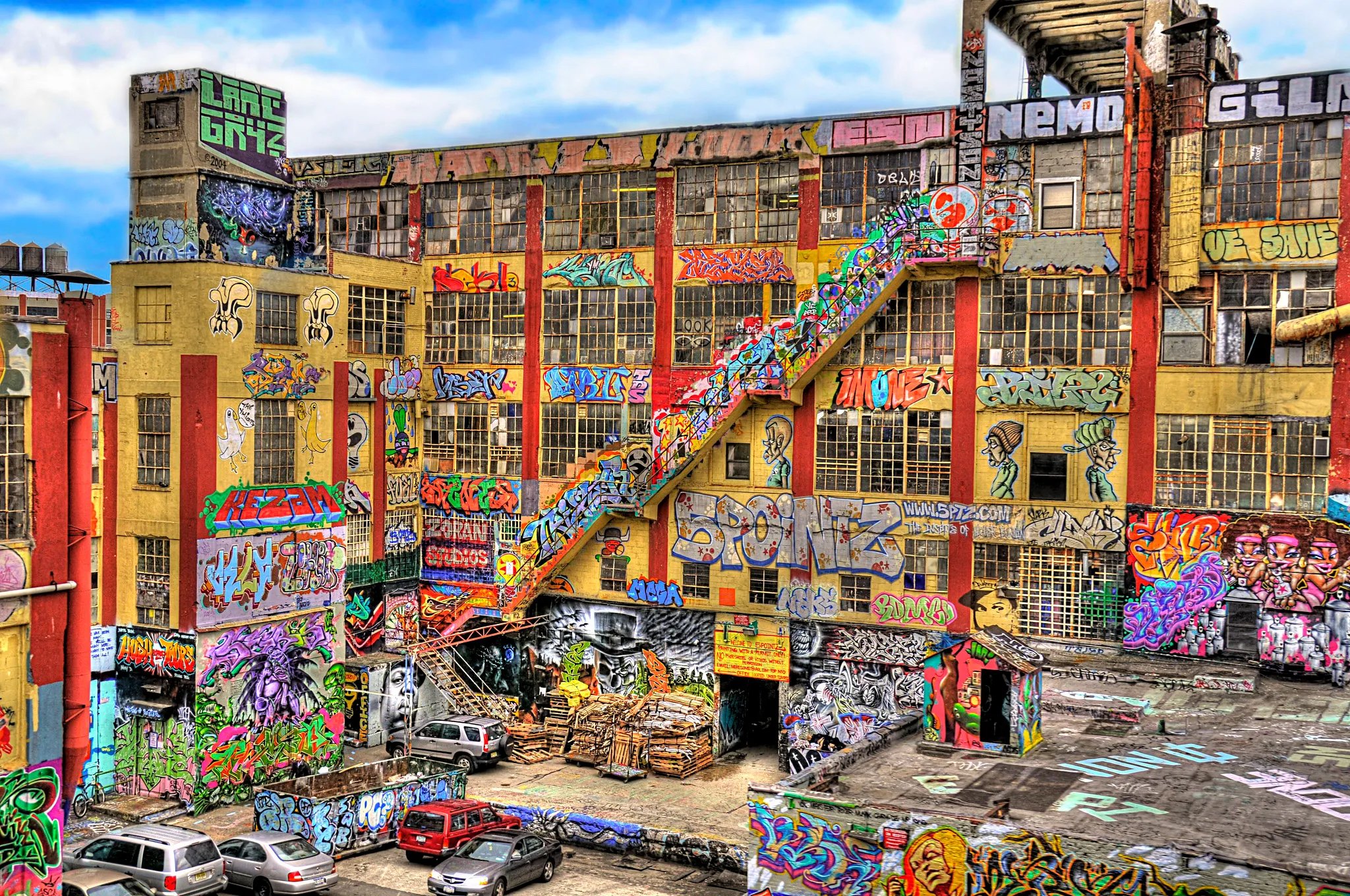 5 Pointz, 2009.
Image: Nigel Morris. Accessed through iamNigelMorris on Flickr.