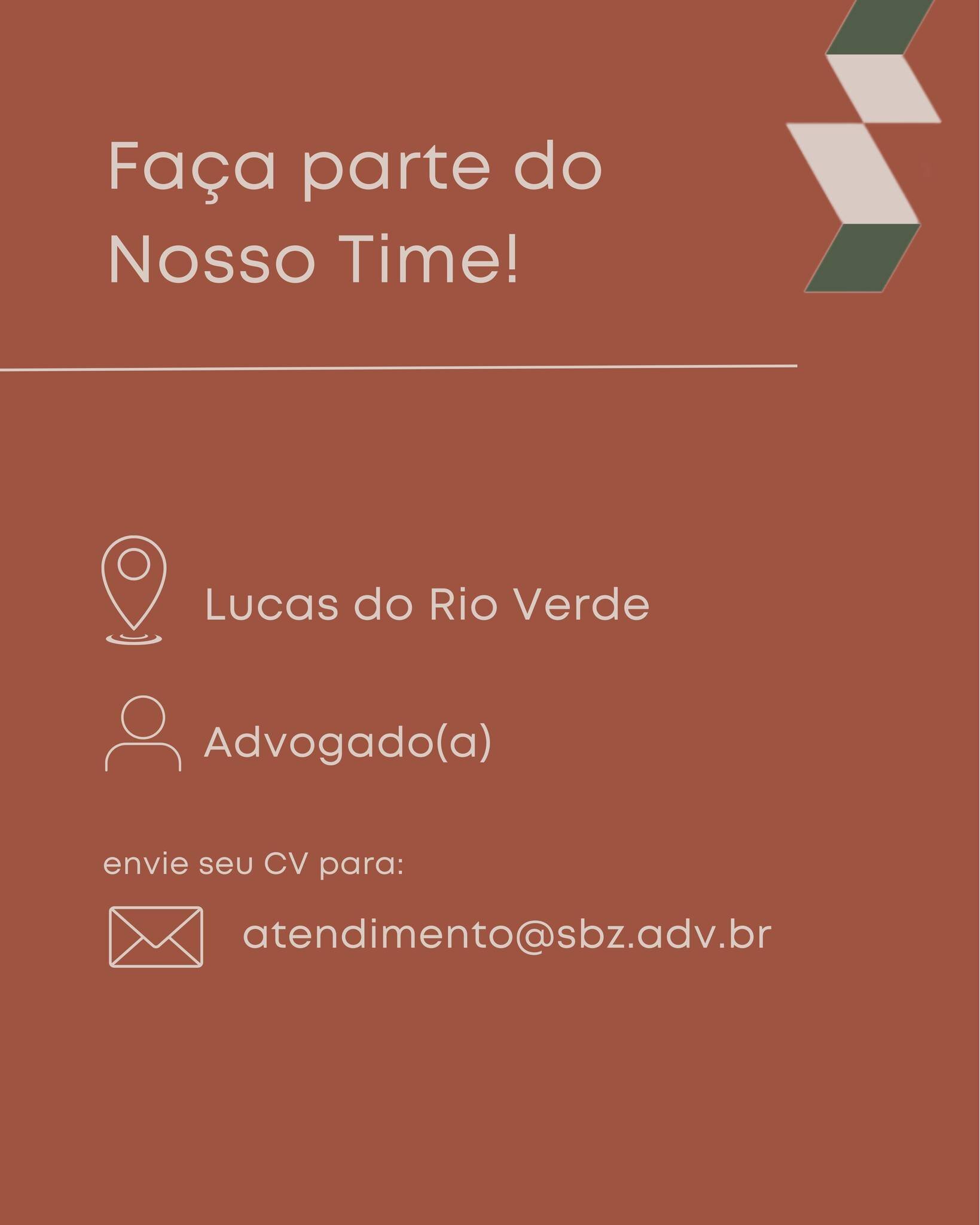 Fa&ccedil;a parte do Time Silva Bilhar Advogados !! Estamos esperando o seu CV.

#silvabilharadvogados #agronegocio #advogadoagronegocio #advogadoagro #advogados #lucasdorioverde #empregolucasdorioverde #vagaslucasdorioverde