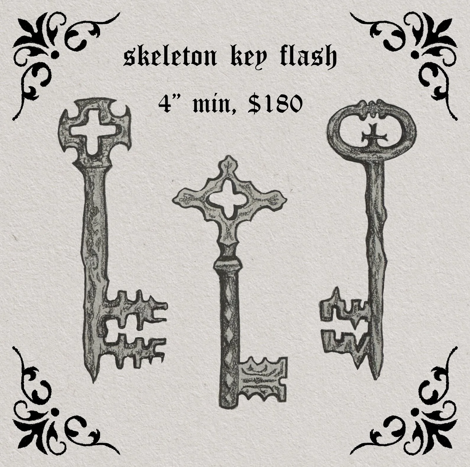 ✧ skeleton key flash ✧