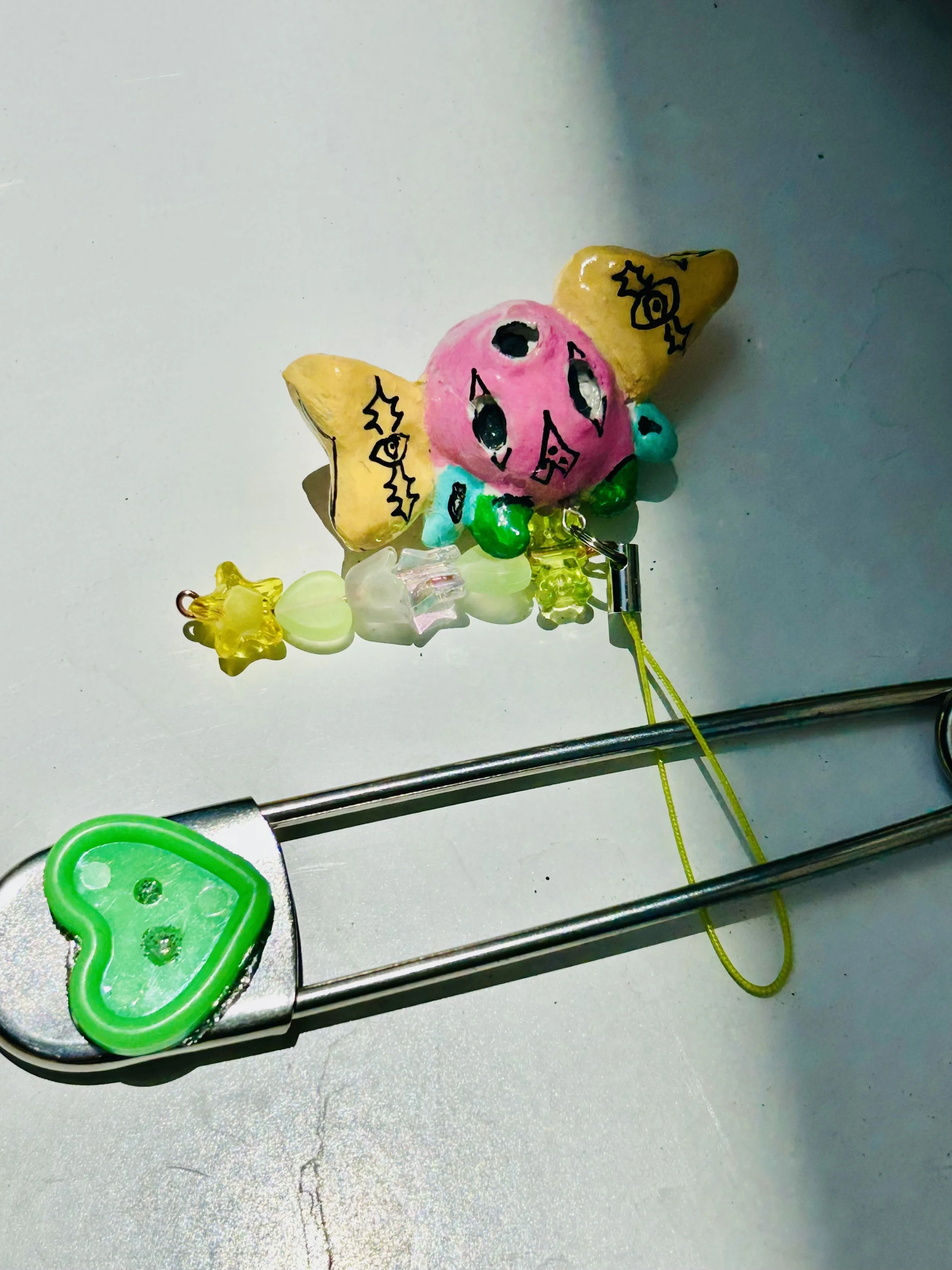 Fervent Powers Bat Demon Charm Keychain
