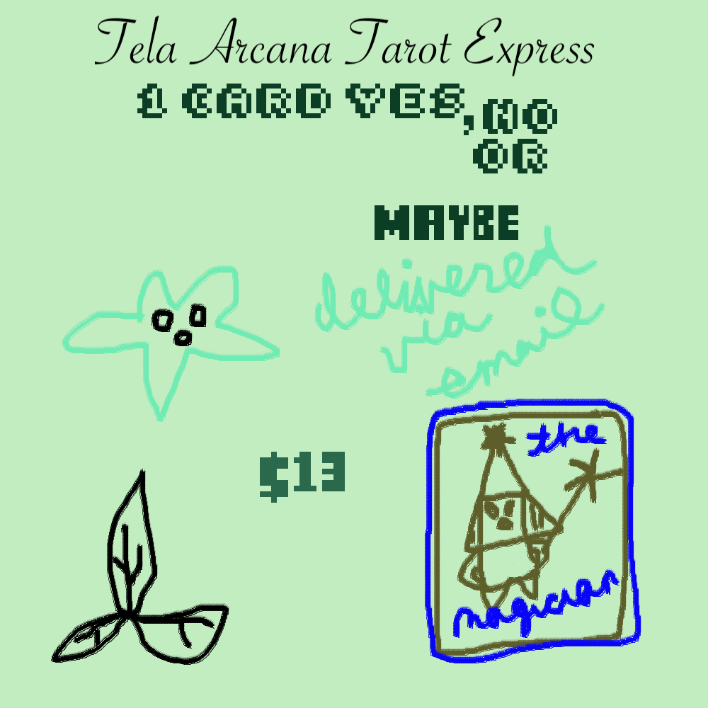 Tela Arcana ~ Yes / No / Maybe Tarot Reading