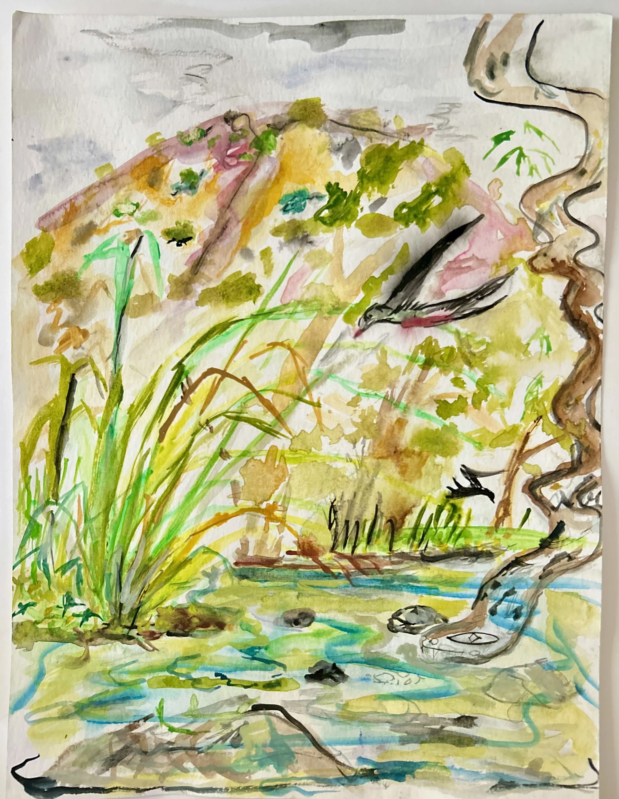 Great Speckled River Serpent (LA River Spirit)