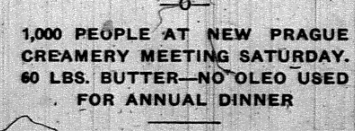 The Butter Battle — Scott County Historical Society