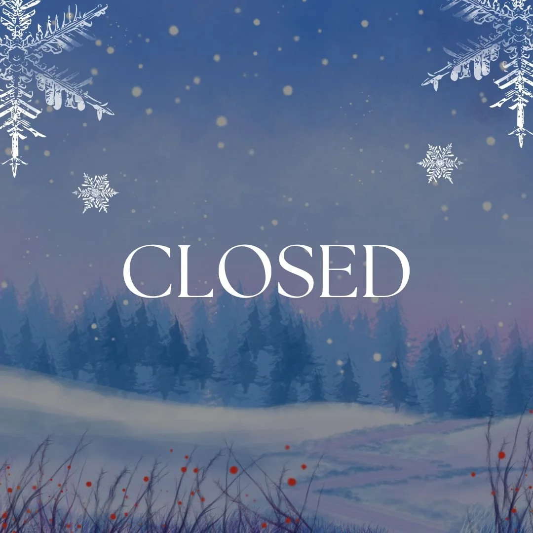 Closed for the Holidays