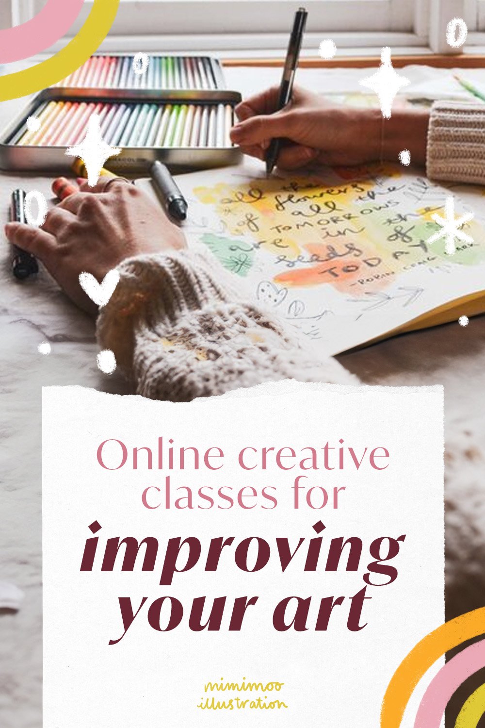 ONLINE CREATIVE CLASSES FOR ADULTS visual data 2