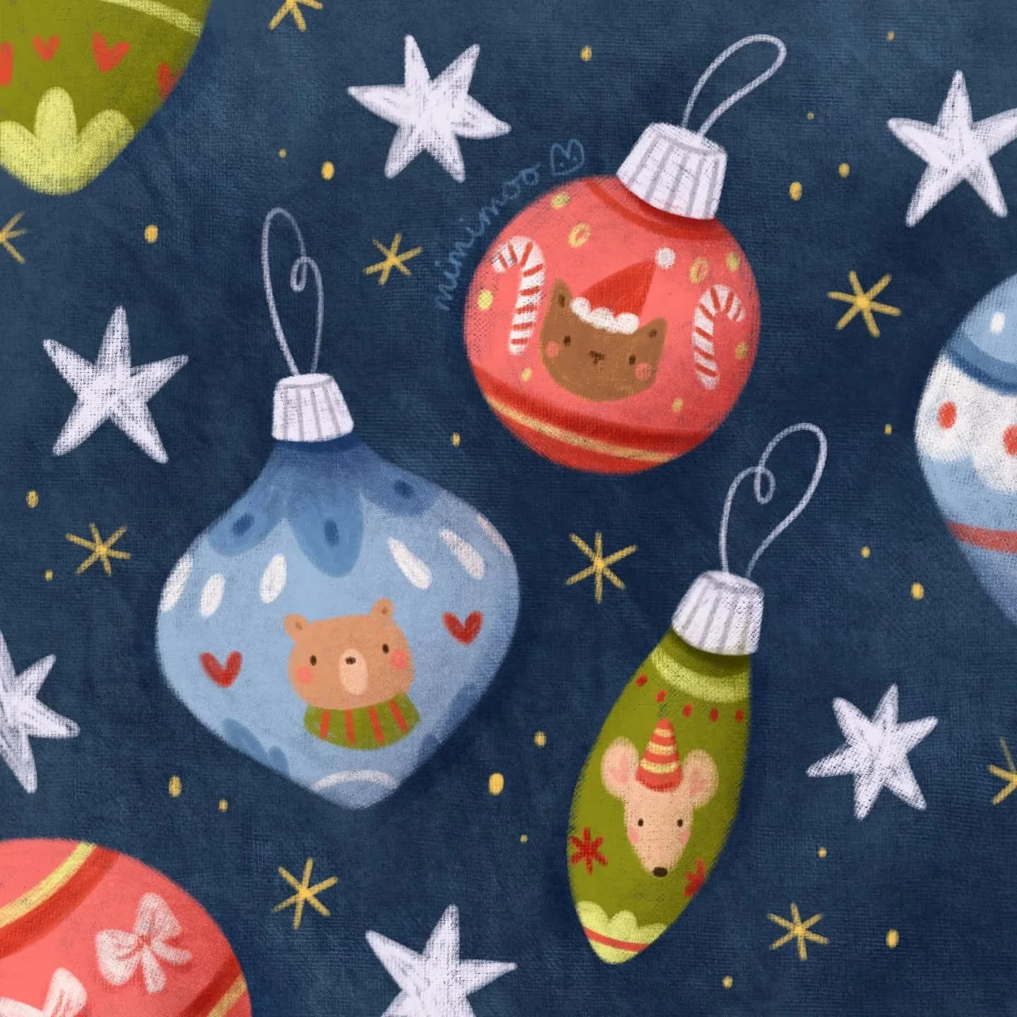 Get 25% off all of my brushes, colour palettes and workbooks this weekend! Everything is in my Etsy shop 🥰🎄💖

December is coming and I just LOVE drawing at this time of year! These Christmas baubles were a nice warm up for all the festive drawings