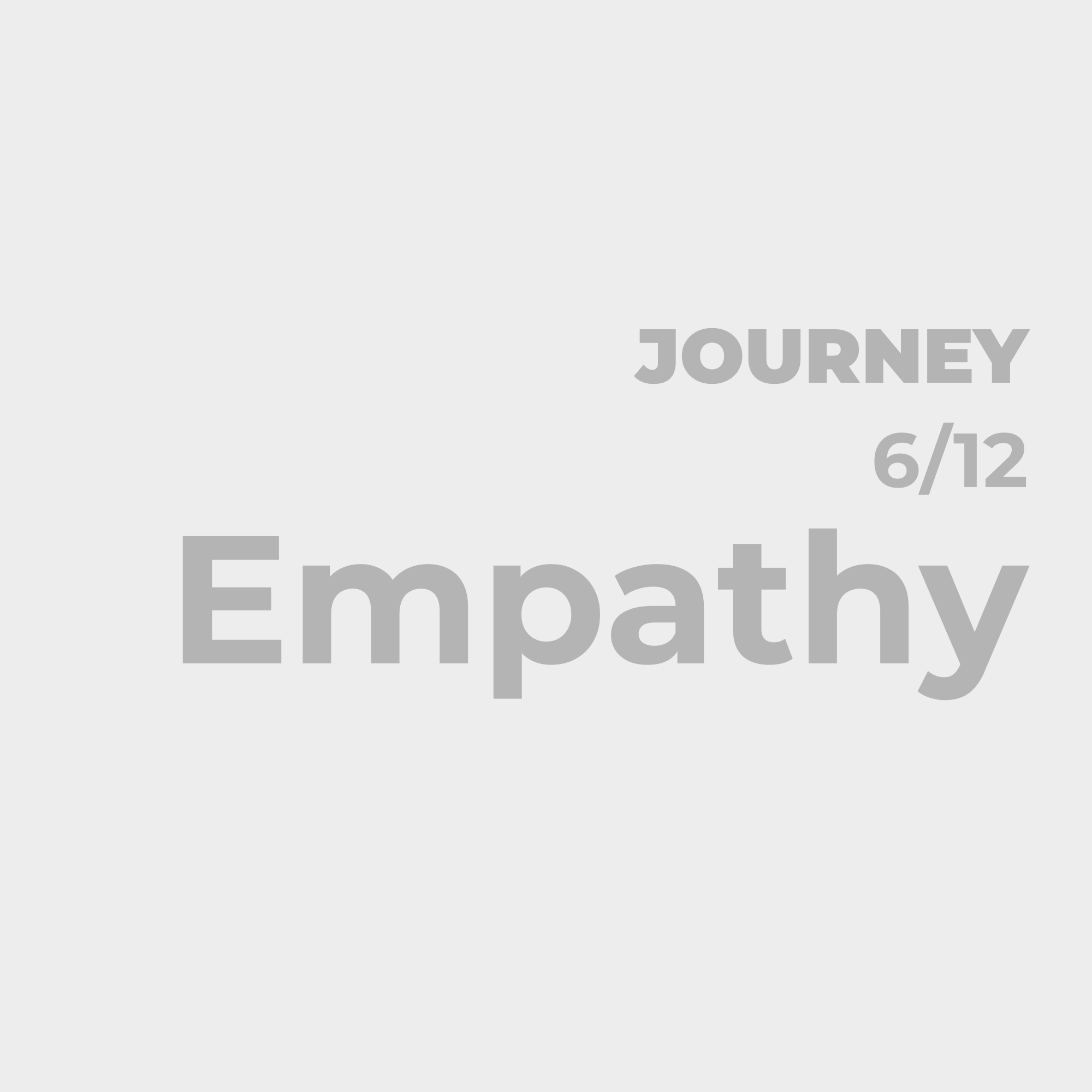 Empathy For Others Heading Towards Collapse