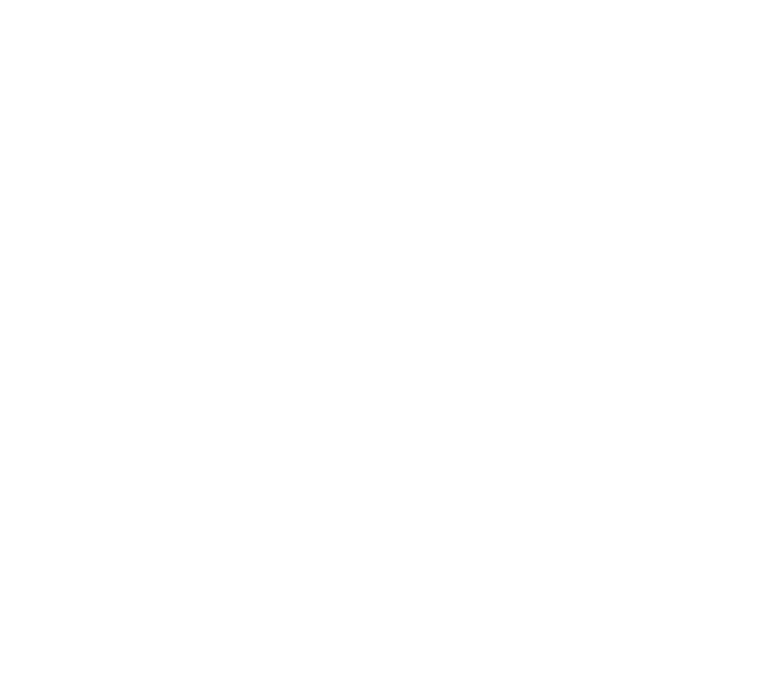 A black and white illustration of a paw print with the text "LUCK'S RESCUE" written inside the pad of the paw.