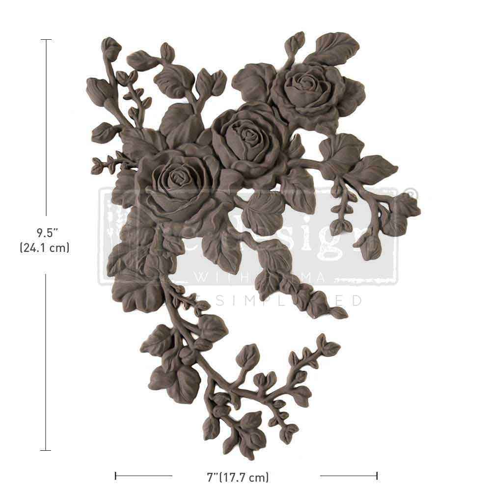 Velvet Cascade Decor Poly Left