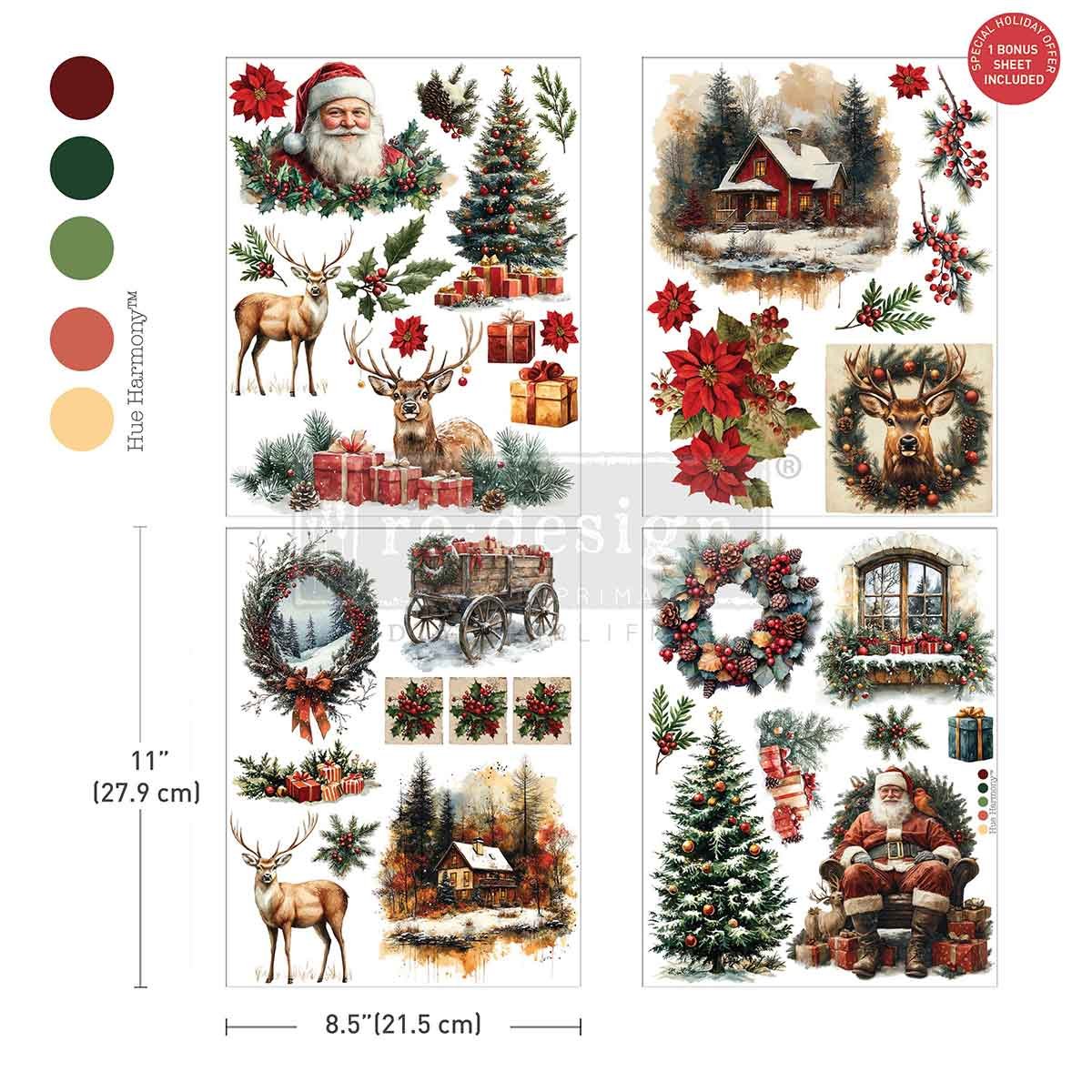 Yuletide Nostalgia Middy Decor Transfer