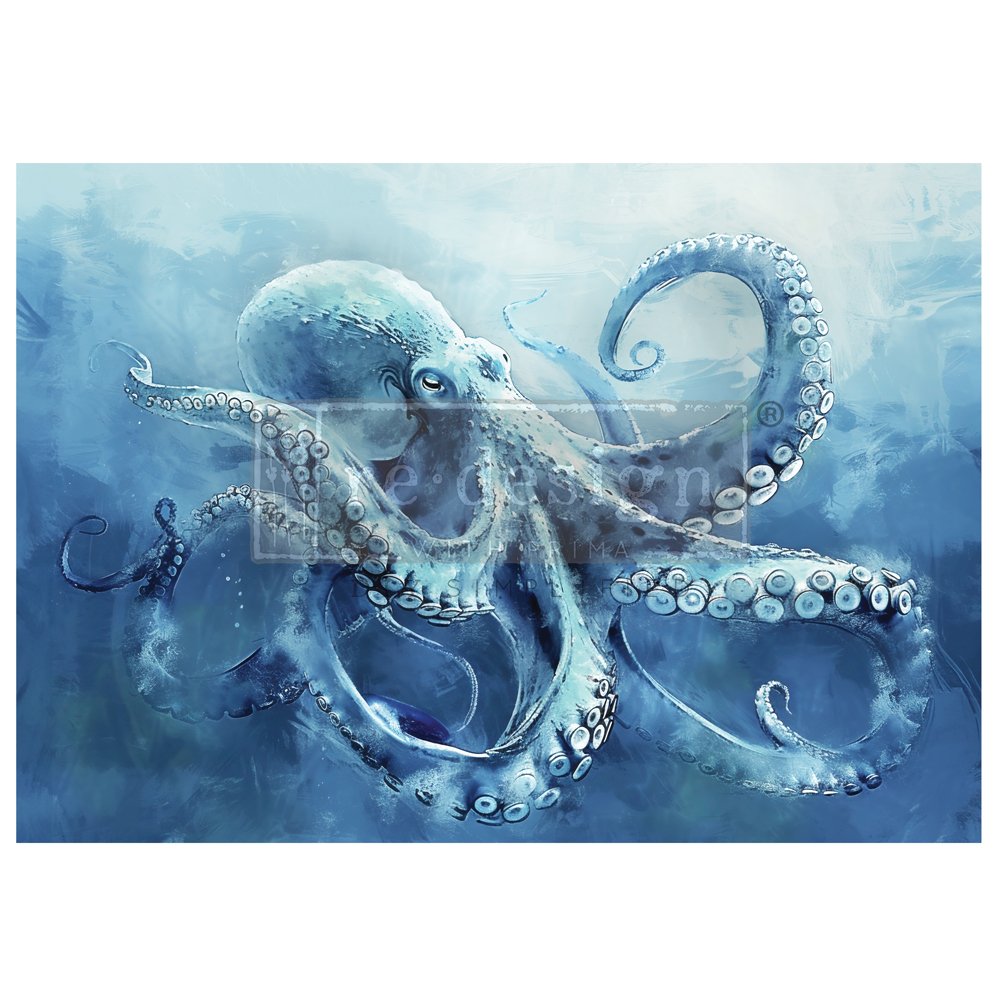 Deep Sea Dancer A1 Decoupage Fiber Paper