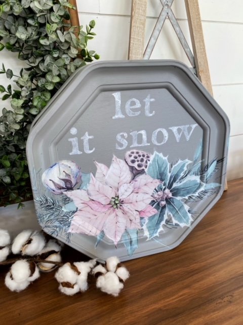 Decor Project with Evergreen Florals Large Decor Transfer