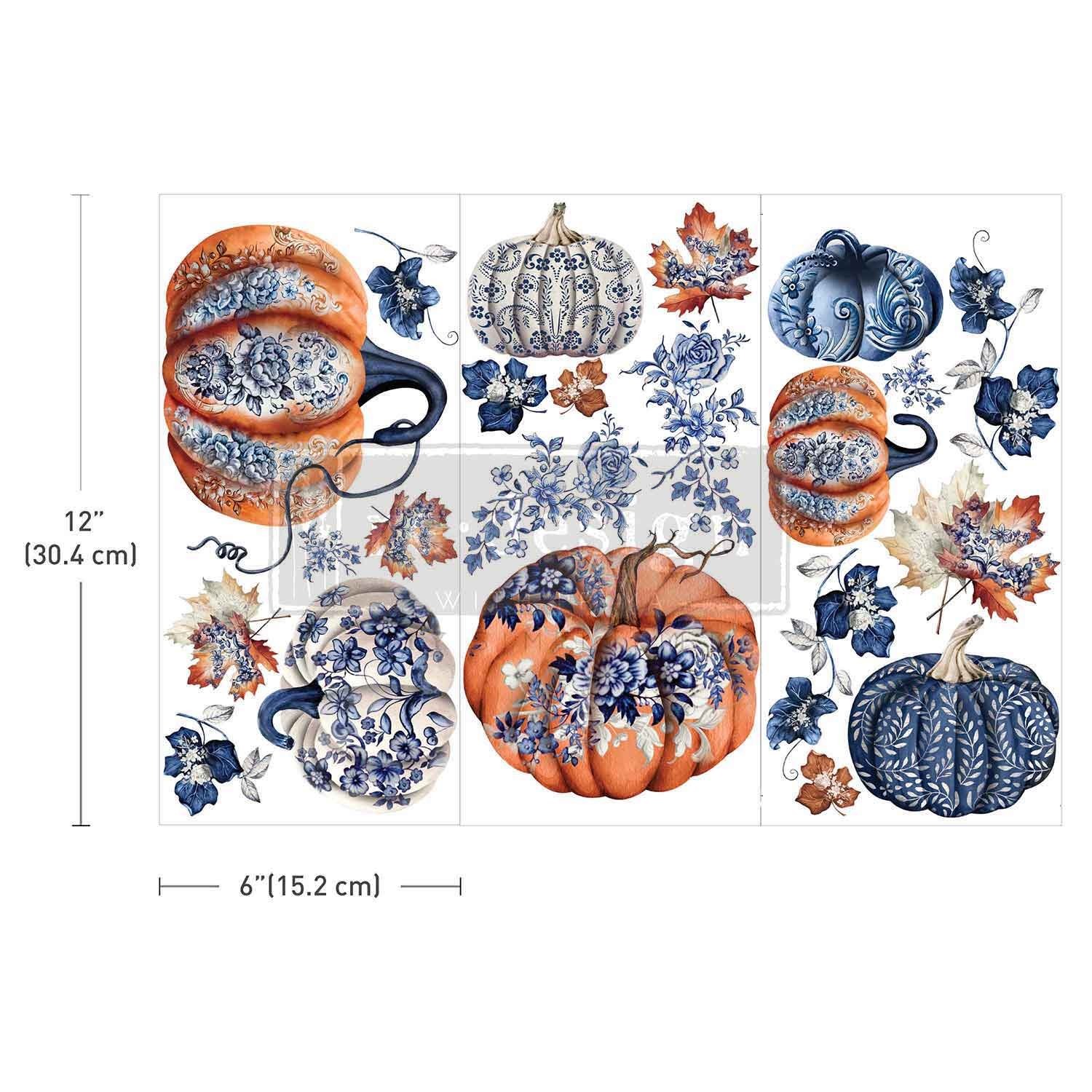 PUMPKIN PATCH GALORE MINI DECOR TRANSFER
