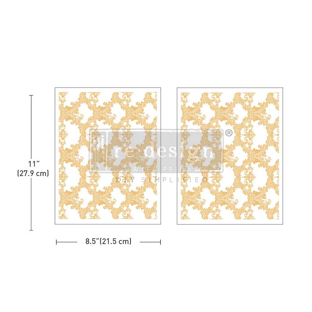 Golden Lacework Middy Transfer Photo