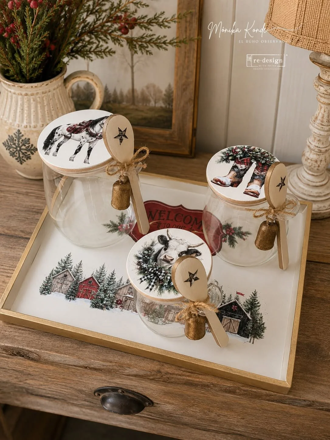 NEW RELEASE Rustic Noel Middy Plus Decor Transfer