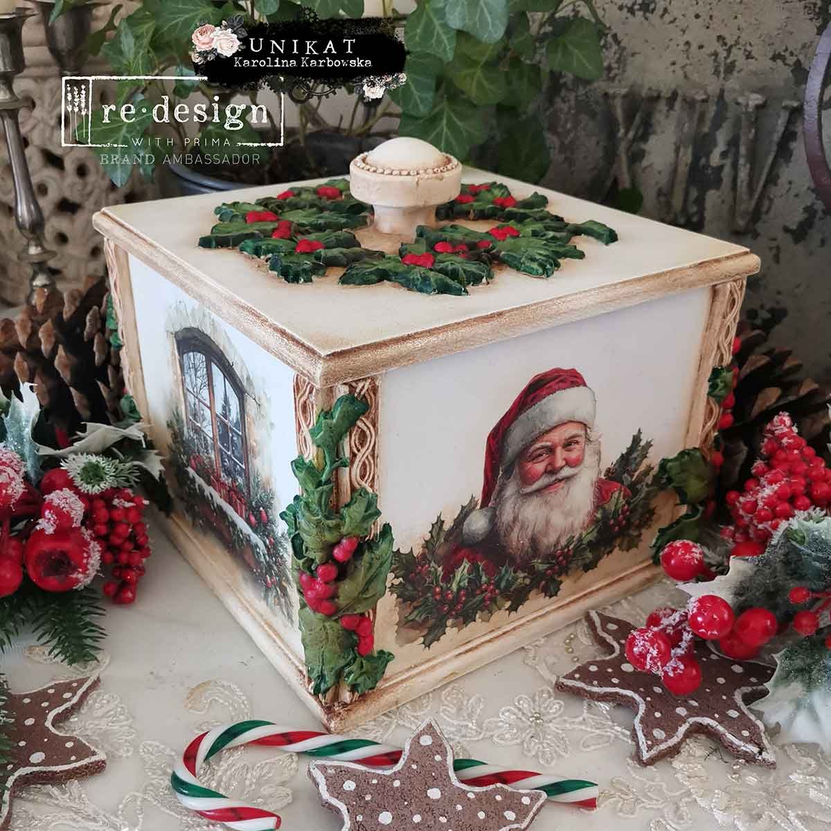 Yuletide Nostalgia Middy Decor Transfer Project Sample