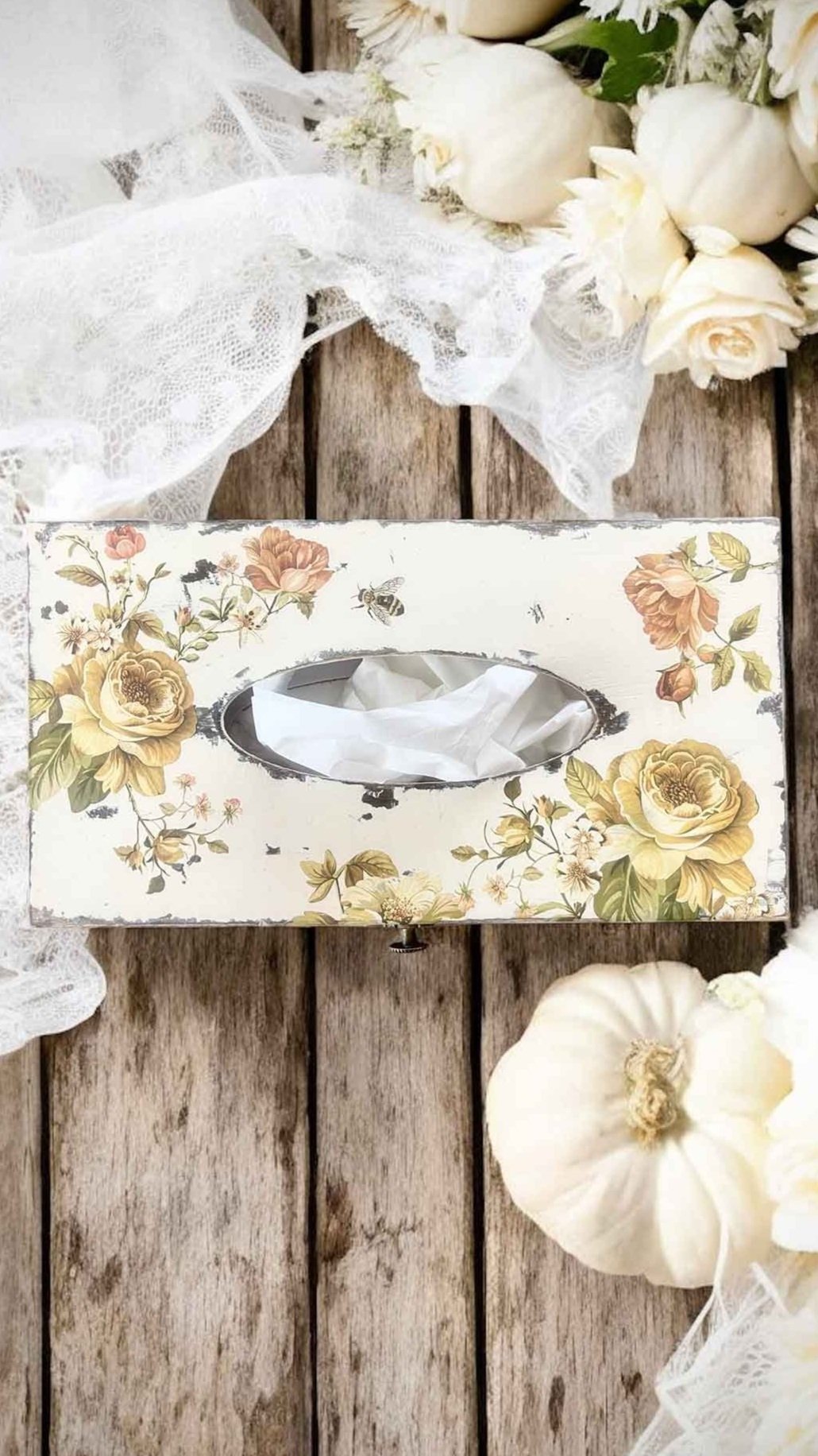 Belle E'poque Blooms Middy Decor Transfer Decor Sample