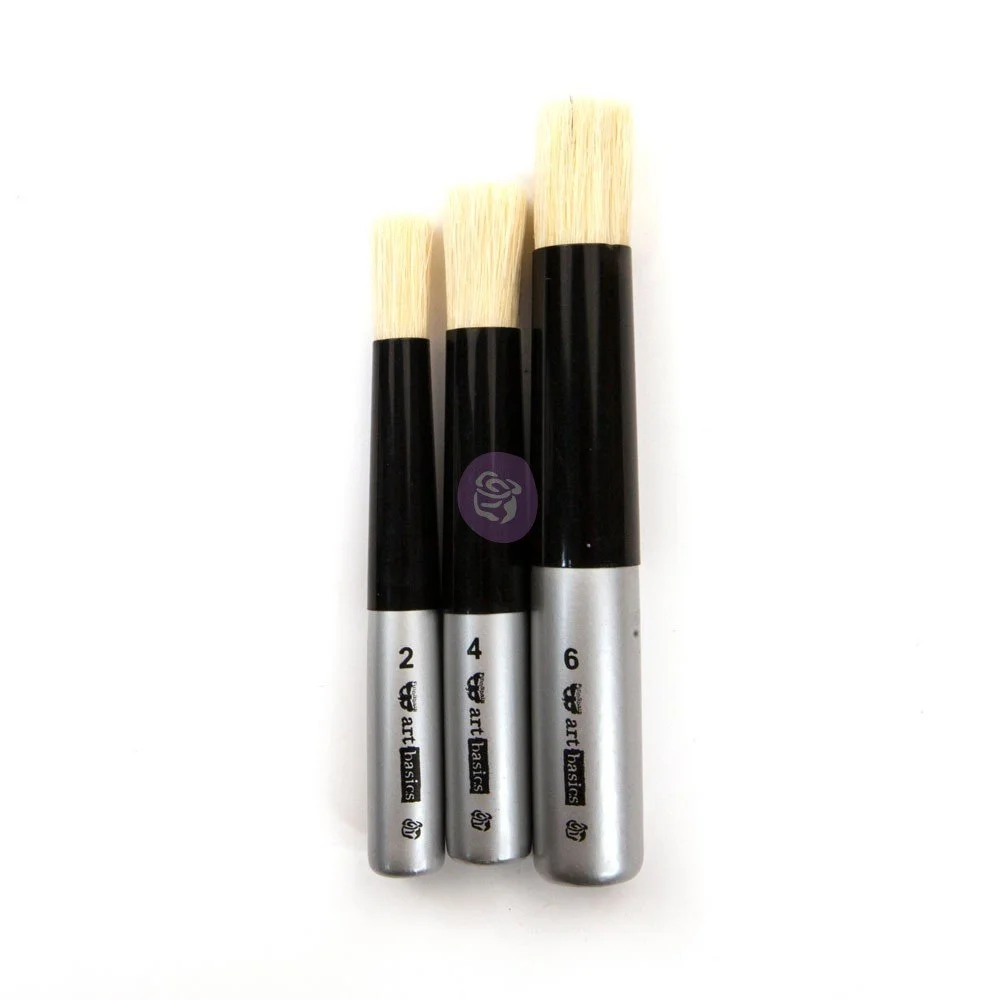 Set of 3 Art Basics Dabbing Brushes