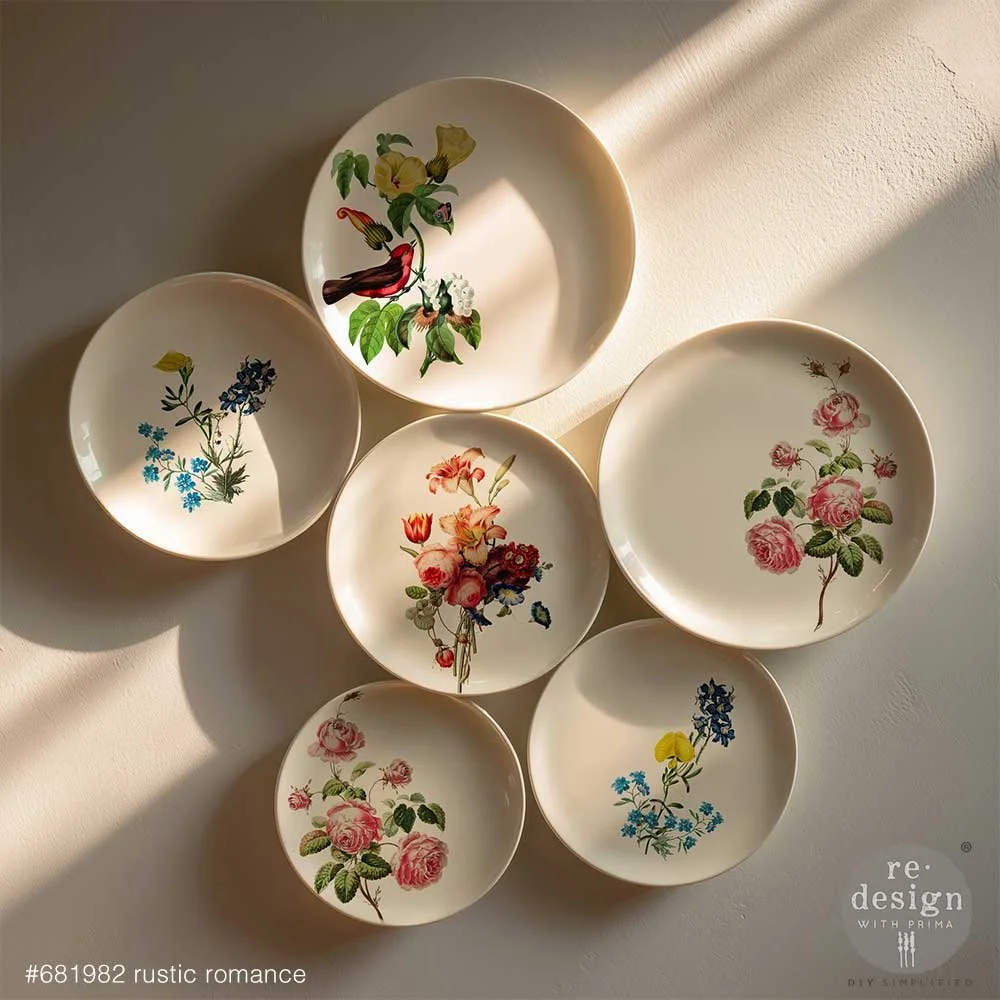 NEW RELEASE Rustic Romance Water Transfer