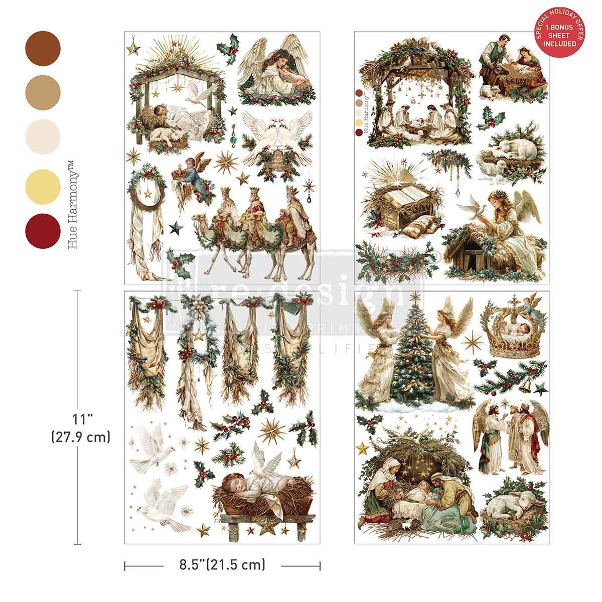 Sacred Night Collection Middy Decor Transfer
