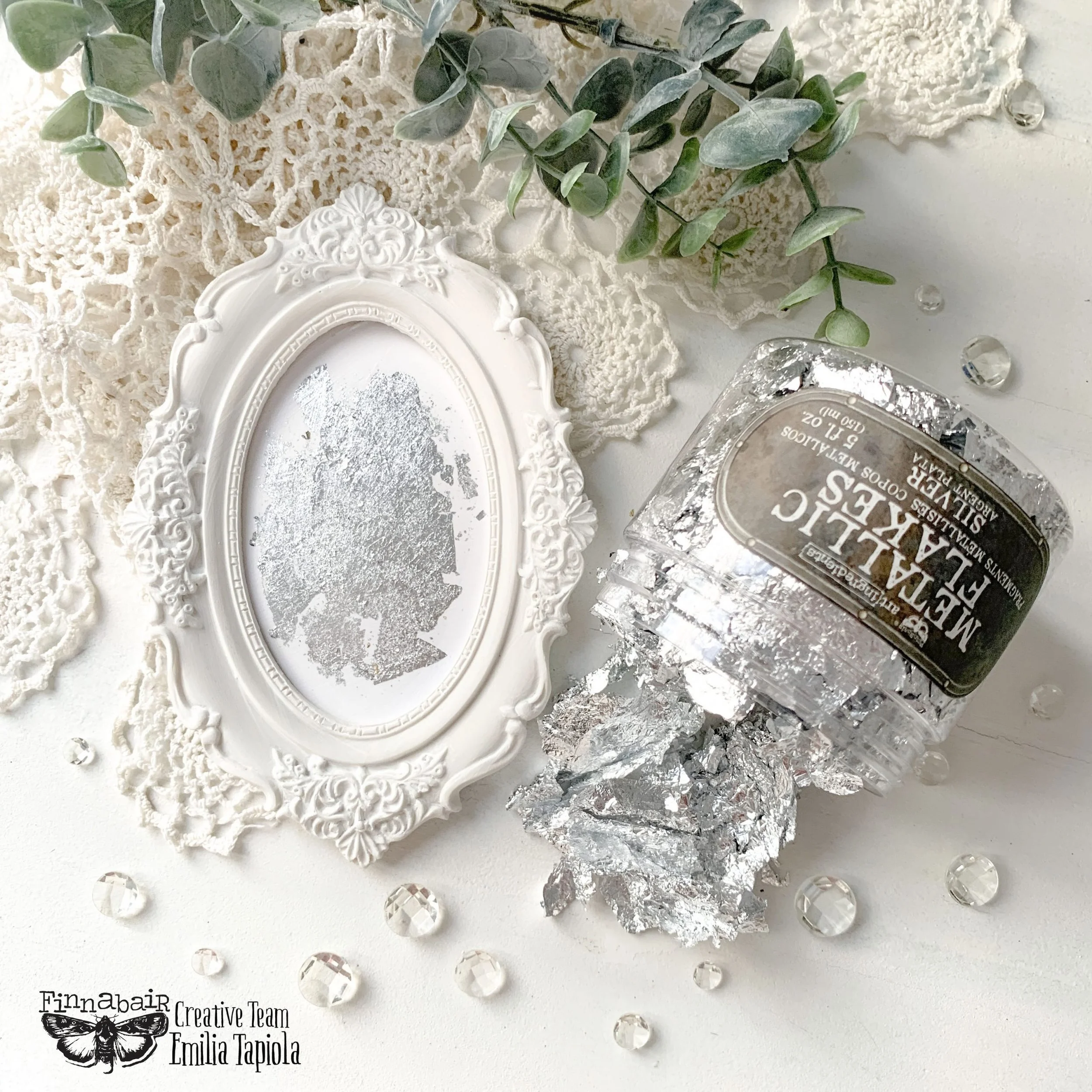 Art Ingredients Silver Metallic Flakes