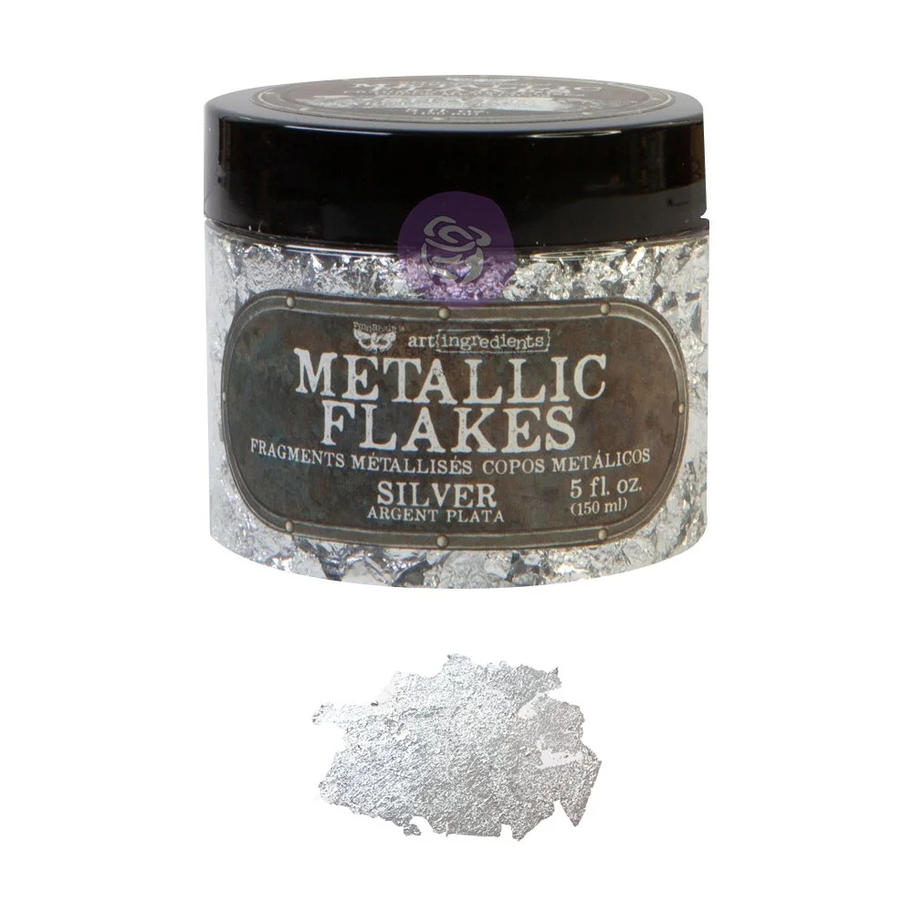 Art Ingredients Silver Metallic Flakes