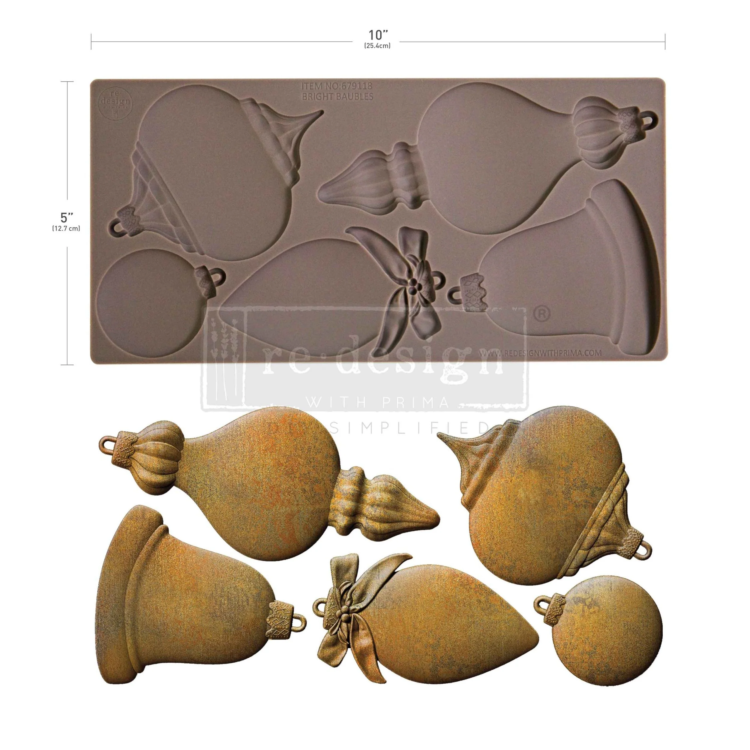 Bright Baubles Decor Mould