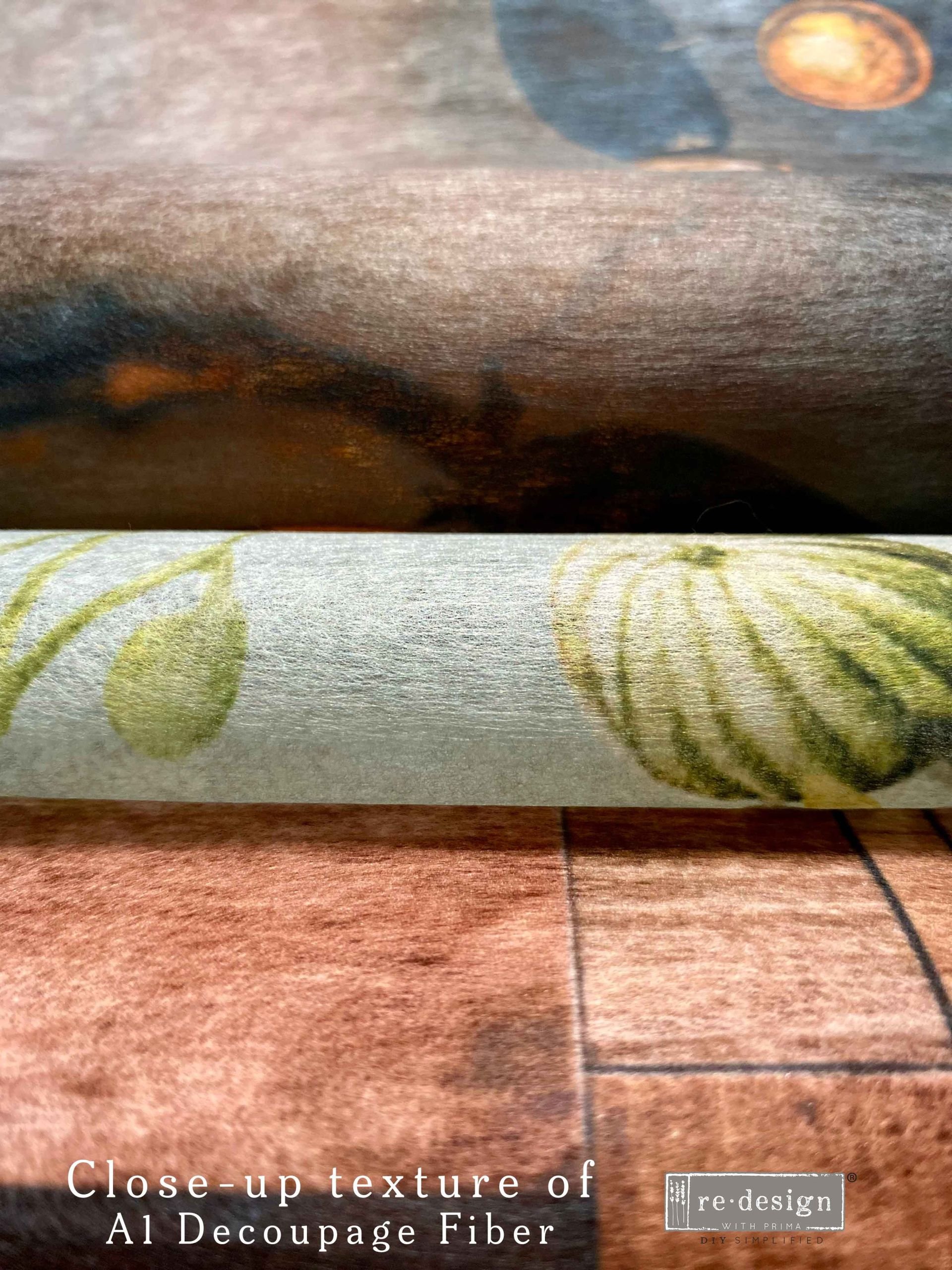 Close Up Texture of A1 Decoupage Fiber Paper