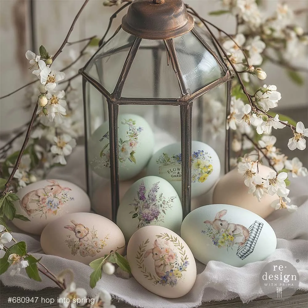 NEW RELEASE Hop Into Spring Middy Decor Transfer