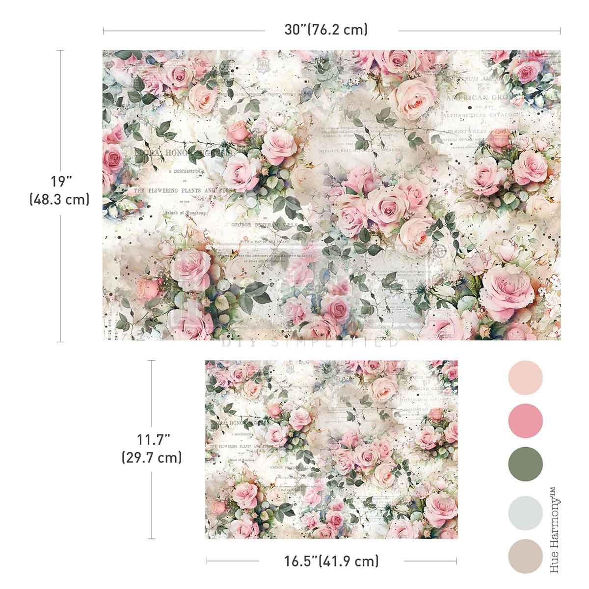 Photo of Rosy Reverie Decoupage Fiber Set