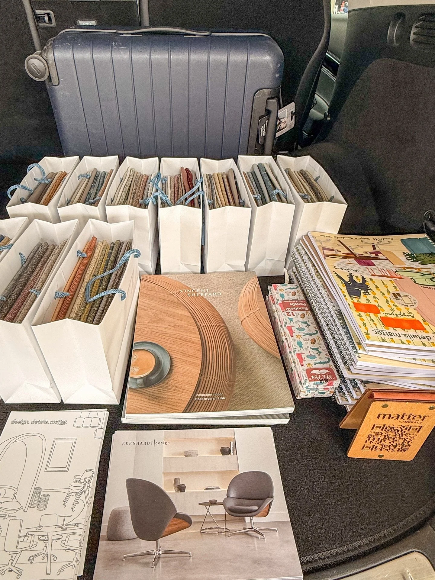 Ready to get you what you need &amp; have a little fun along the way. New sample deliveries, pop up happy hours, library updates, and table tops on repeat!