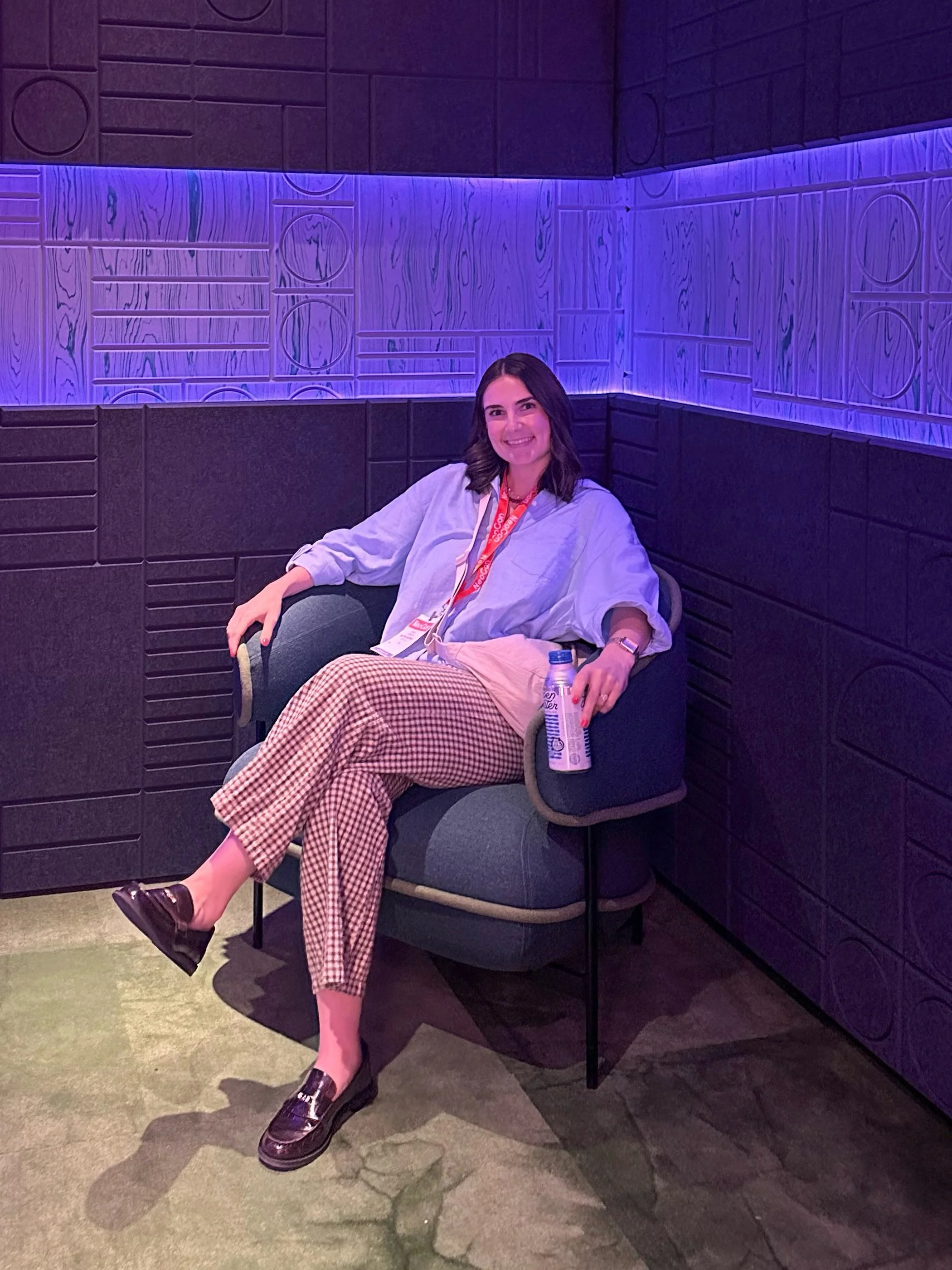 Did you sit test the Hightower pieces sprinkled around Chicago? P. S. It was Haille&rsquo;s first NeoCon! ✨