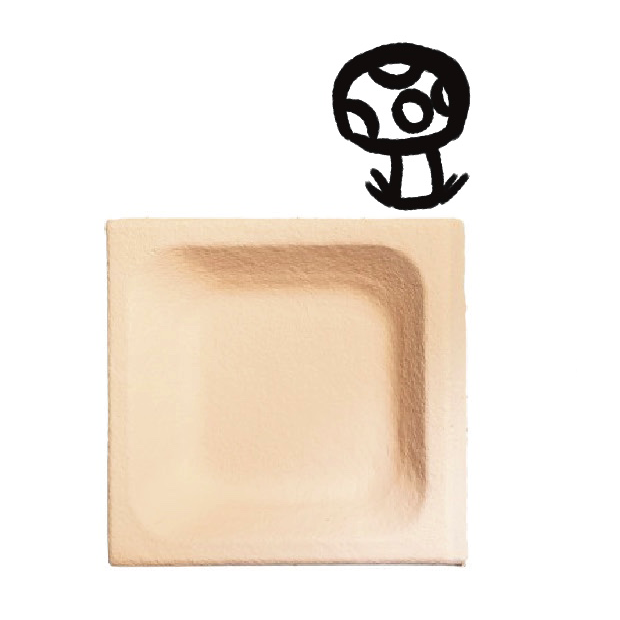 peach acoustic wall art