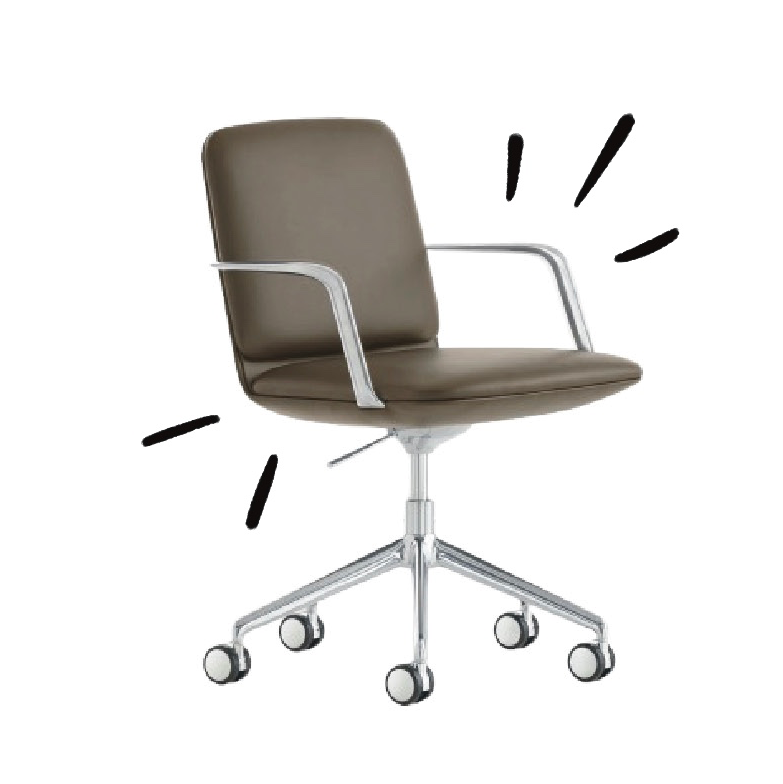 Trava swivel task chair